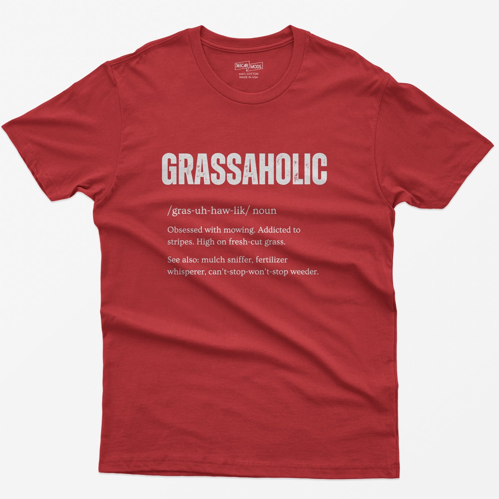 Grassaholic T-Shirt - Red