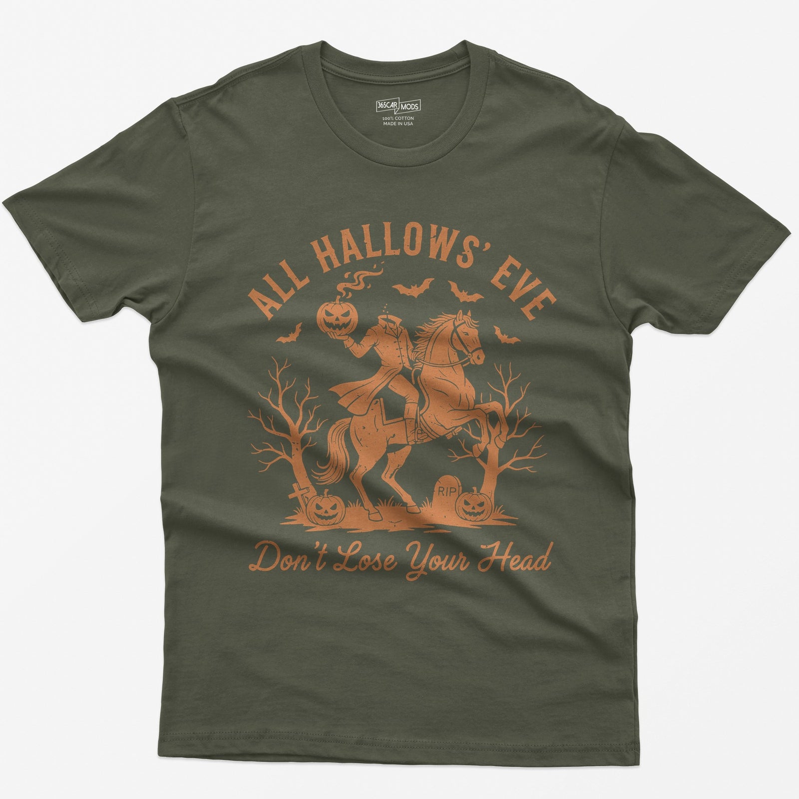 Headless Horseman T-Shirt - Military Green