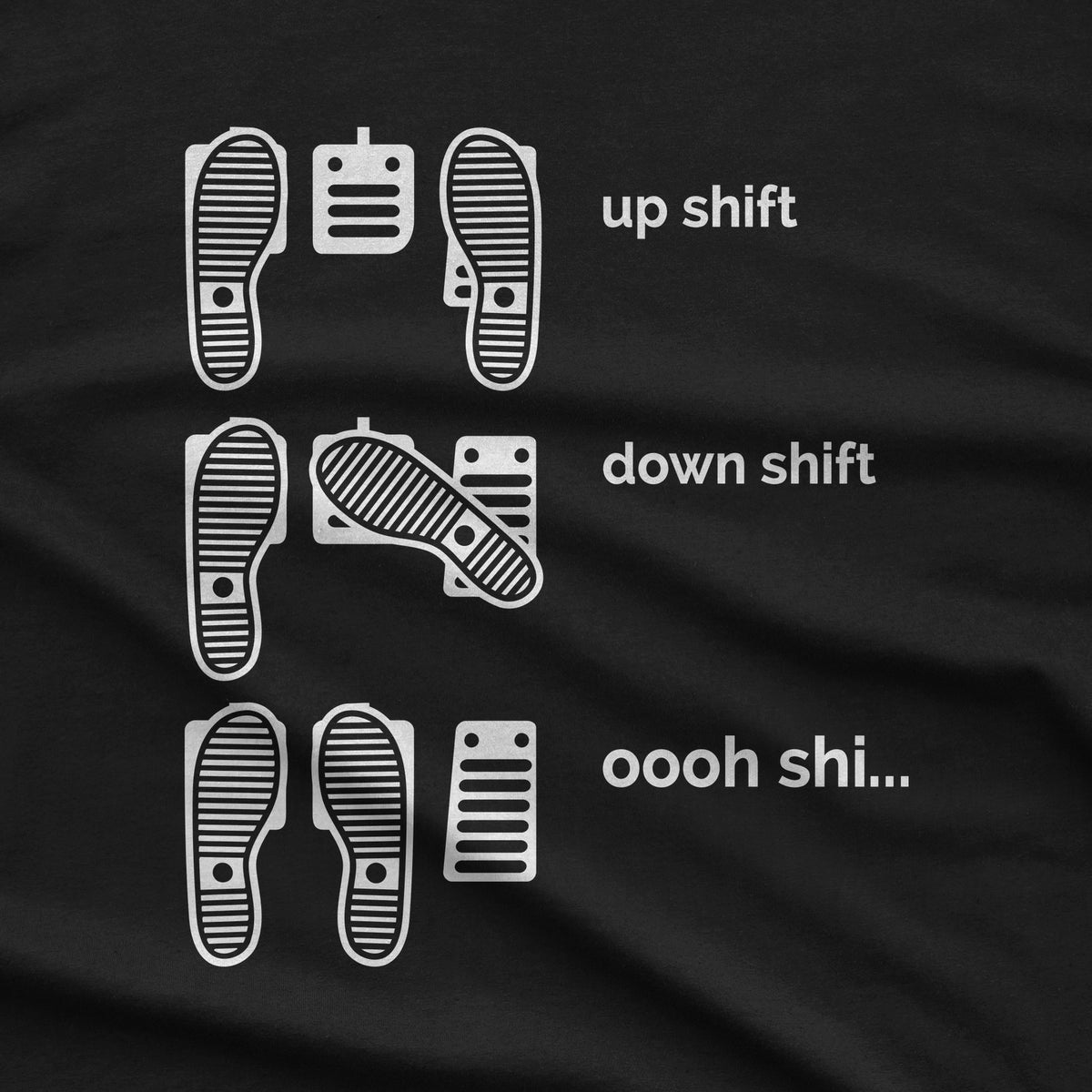 Heel Toe Rev Match T-Shirt design close-up