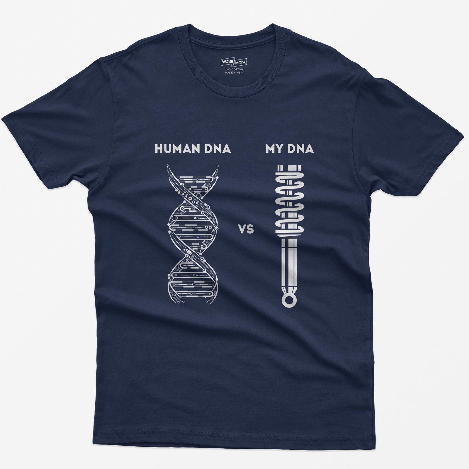 Car Guys DNA T-Shirt - Navy
