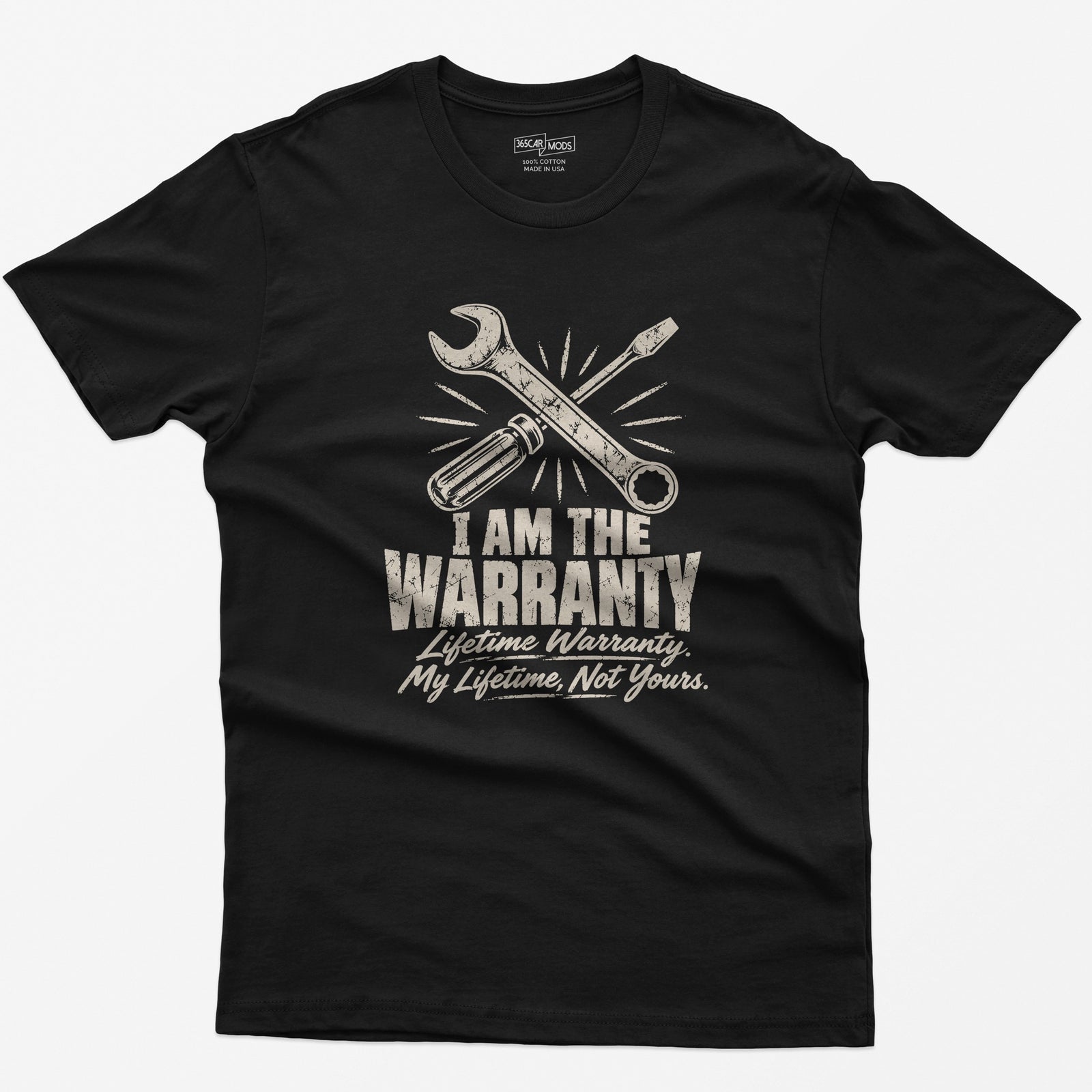 I Am the Warranty T-Shirt - Black