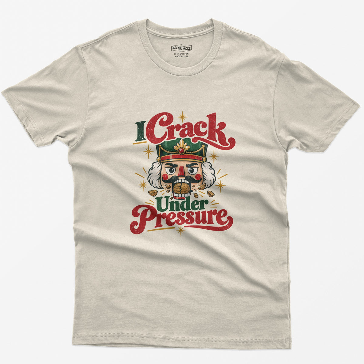I Crack Under Pressure T-Shirt - Natural