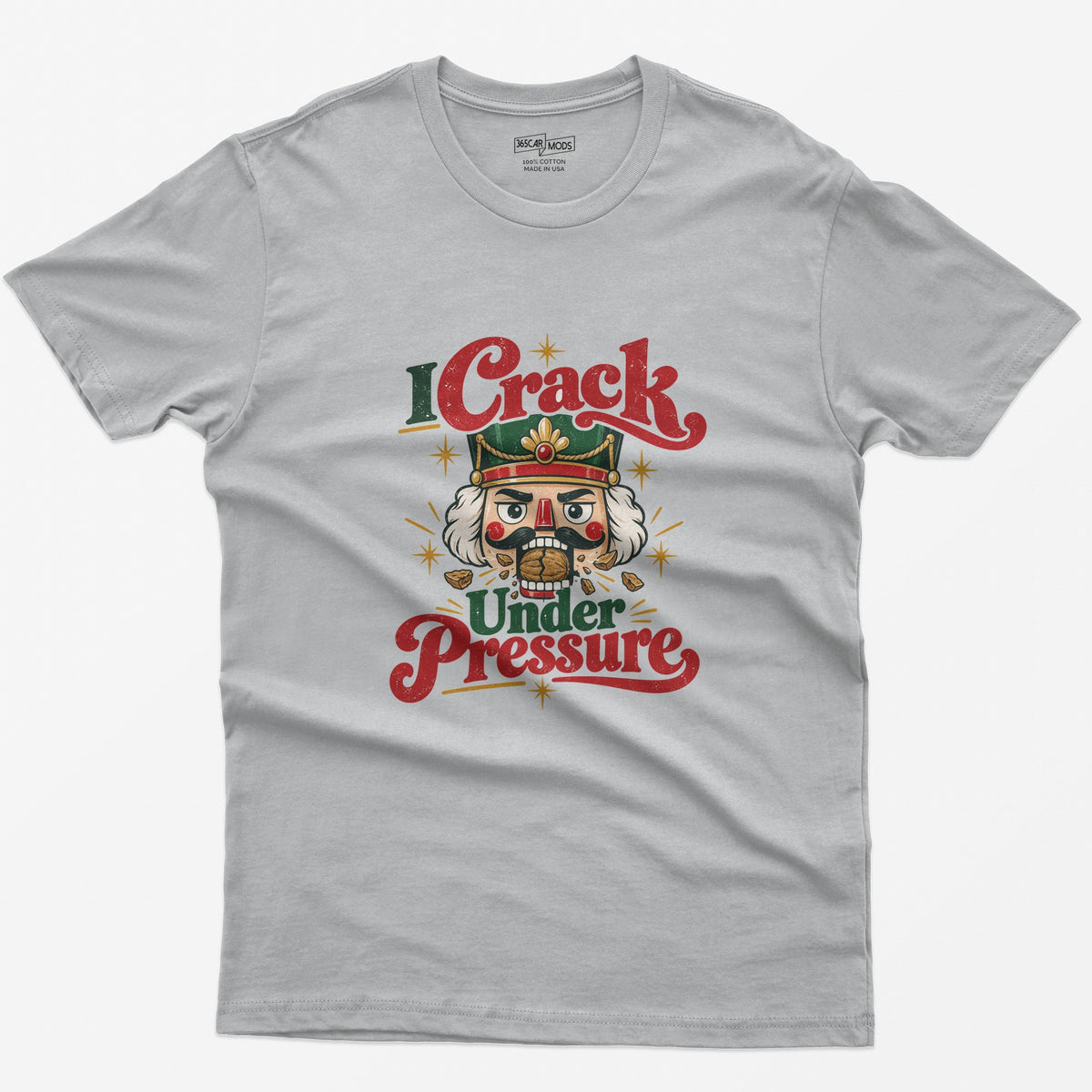 I Crack Under Pressure T-Shirt - Sport Grey