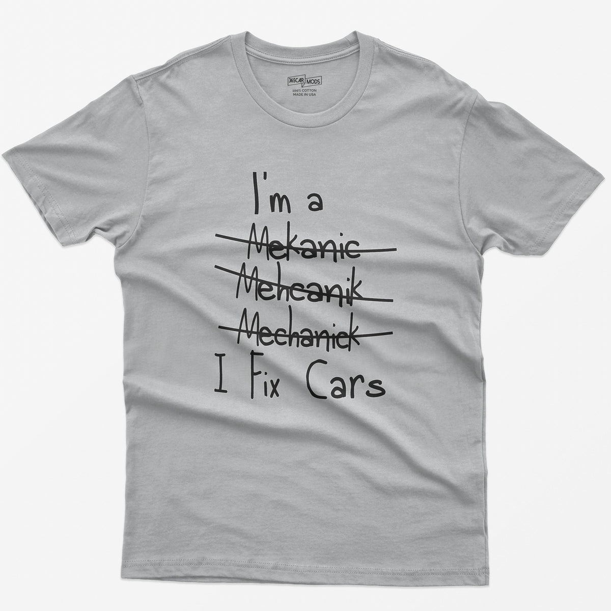 Mechanic I Fix Cars T-Shirt - Athletic Heather