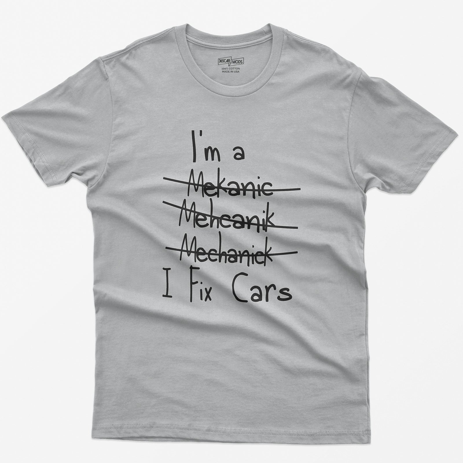 Mechanic I Fix Cars T-Shirt - Athletic Heather