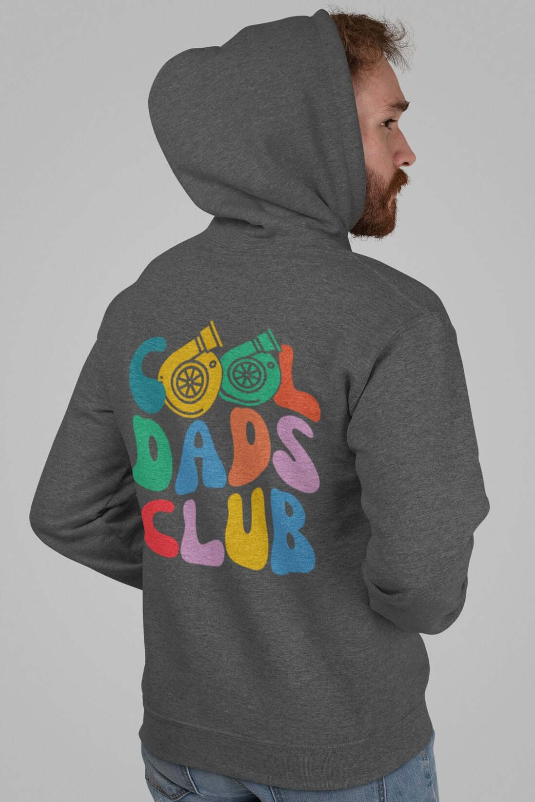 Cool Dads Club hoodie - back print