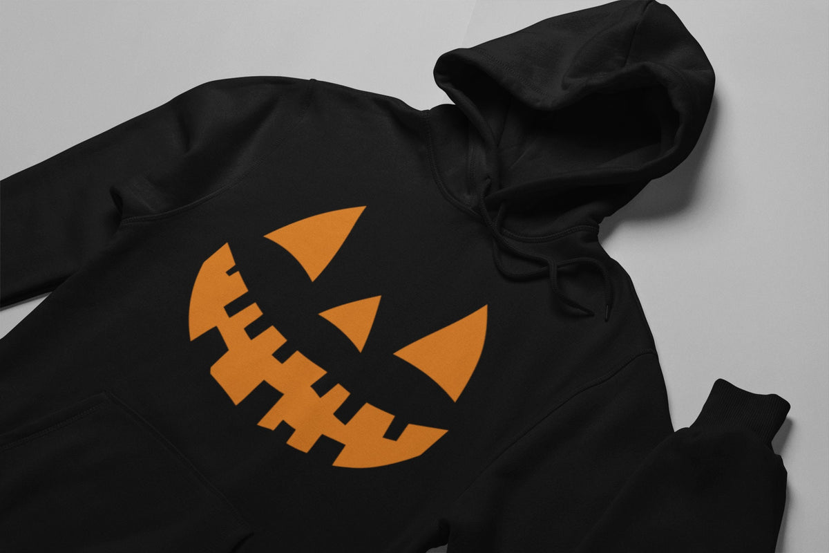 Pumpkin Face Halloween Hoodie, view 2