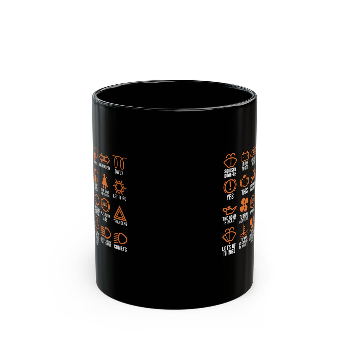 Dashboard Icons Coffee Mug | Funny Car Enthusiast Gift
