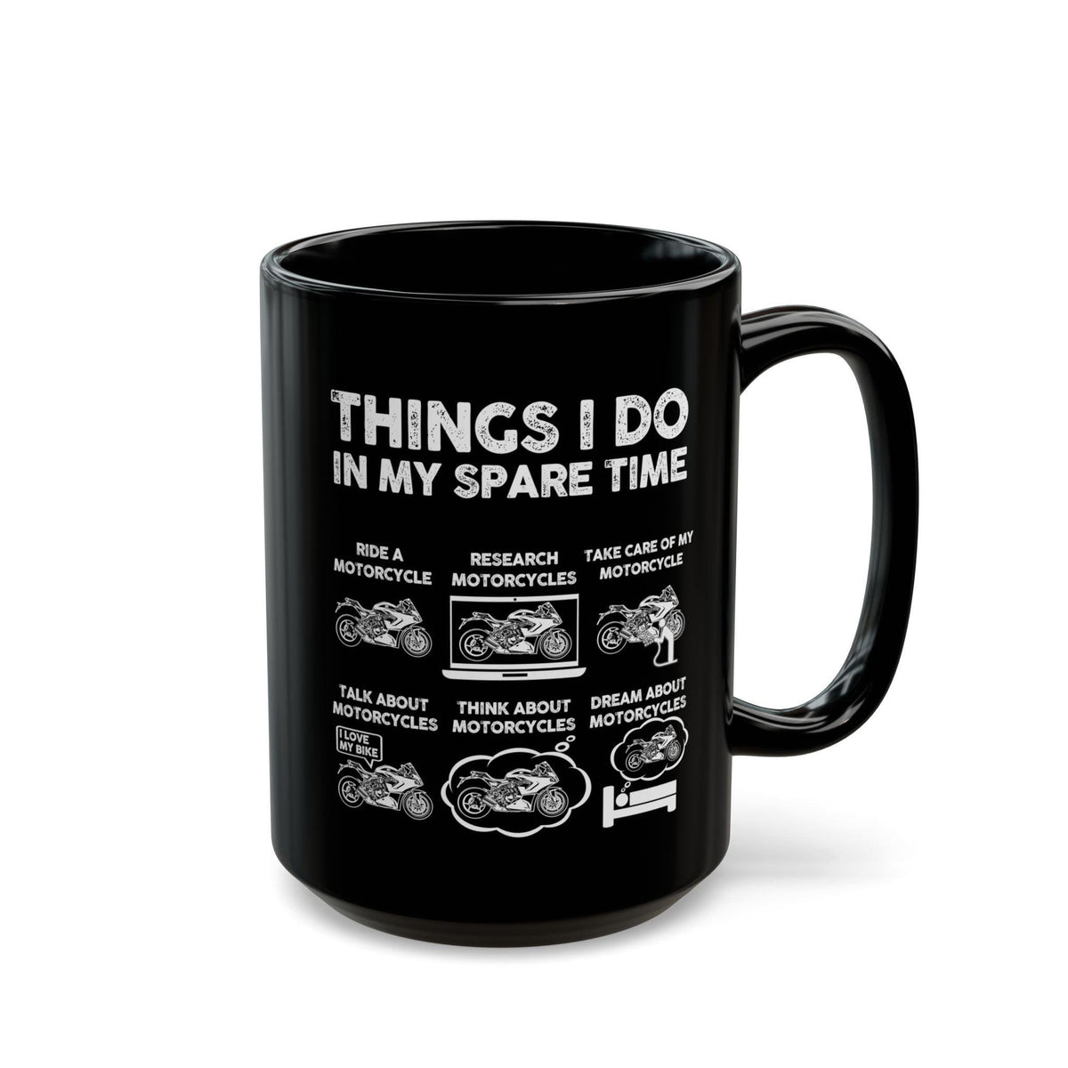 Things I Do in My Spare Time Sportsbike Mug | Motorcycle Rider Gift