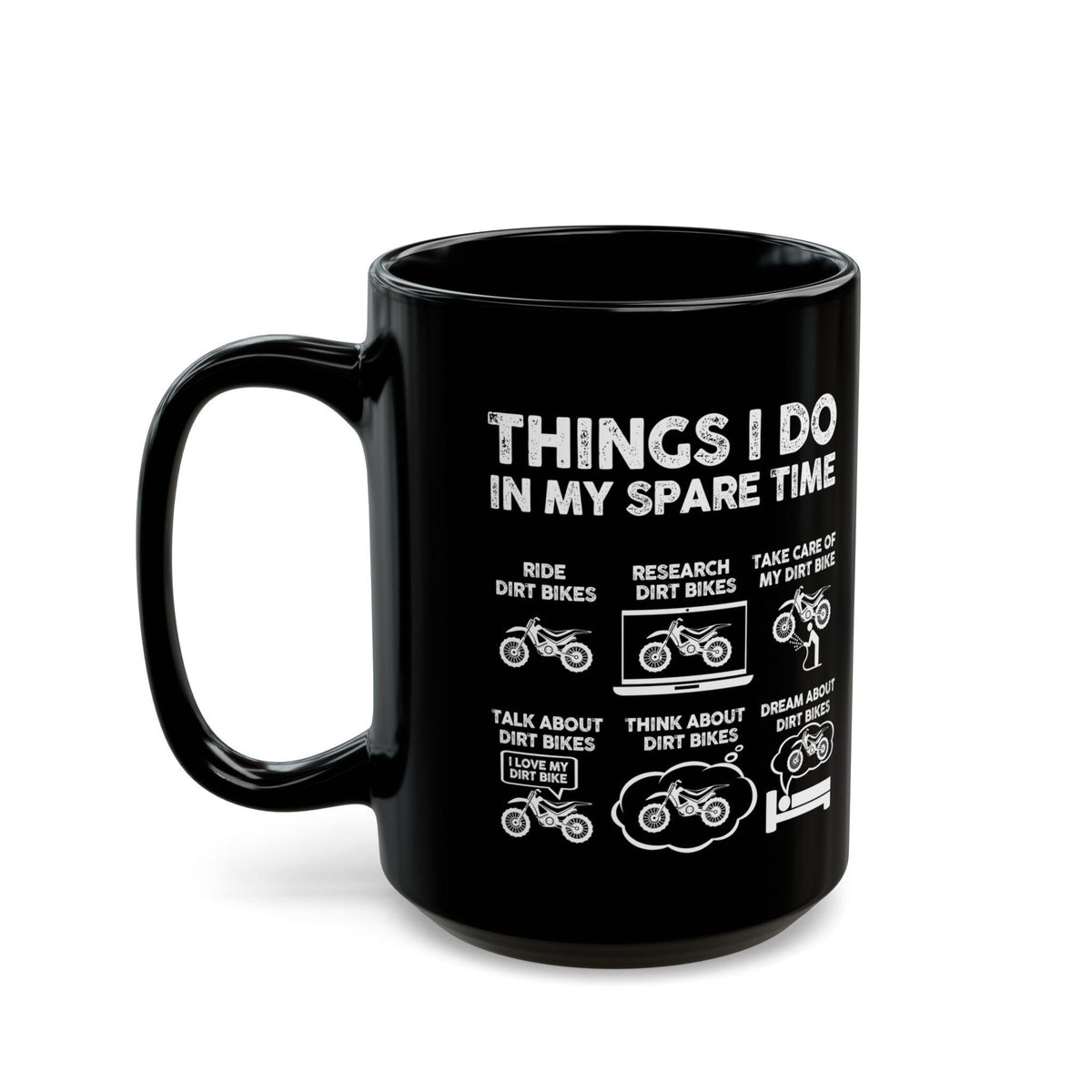 Things I Do in My Spare Time Dirt Bike Mug | Biker Gift