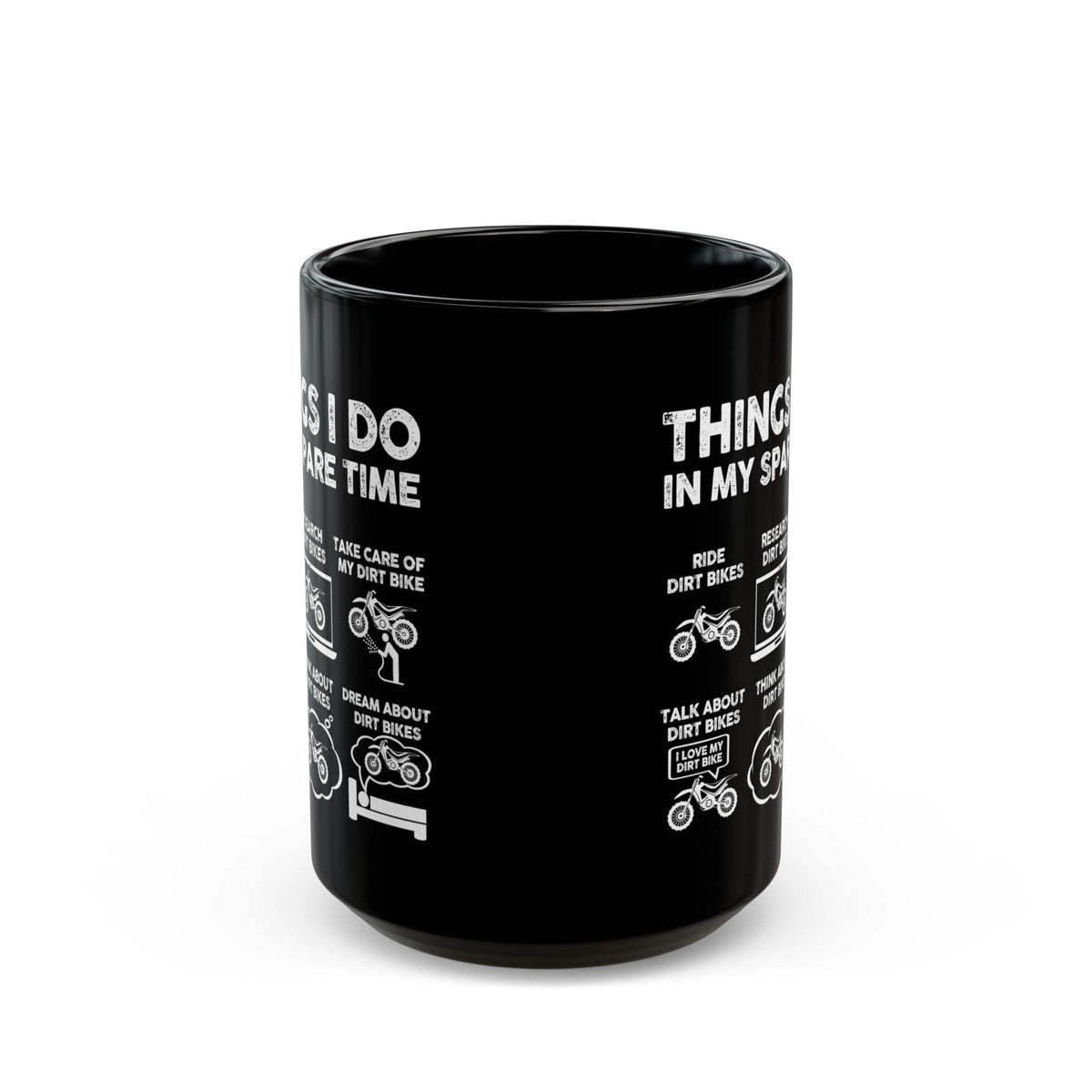 Things I Do in My Spare Time Dirt Bike Mug | Biker Gift