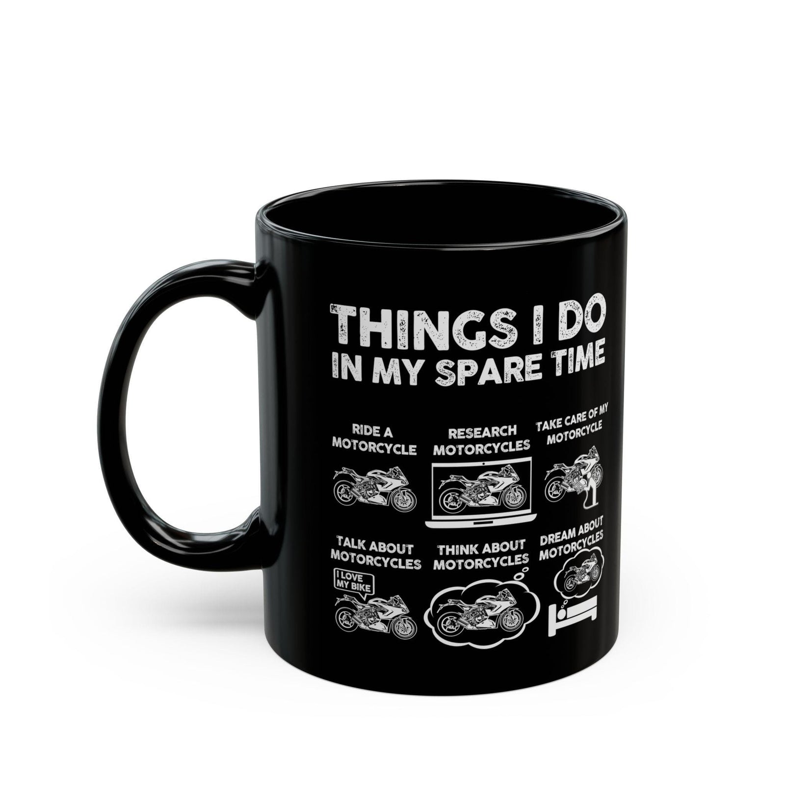 Things I Do in My Spare Time Sportsbike Mug | Motorcycle Rider Gift