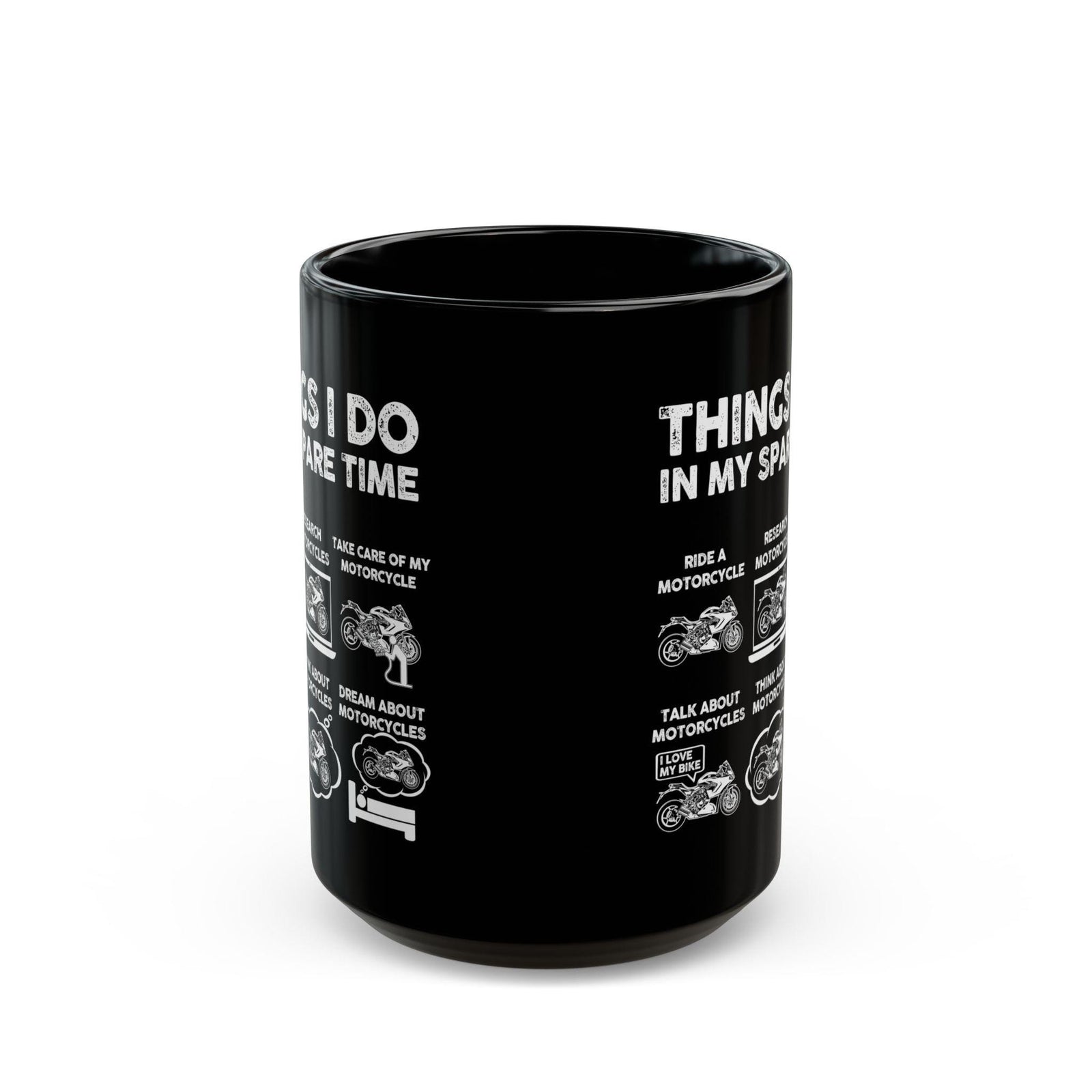 Things I Do in My Spare Time Sportsbike Mug | Motorcycle Rider Gift