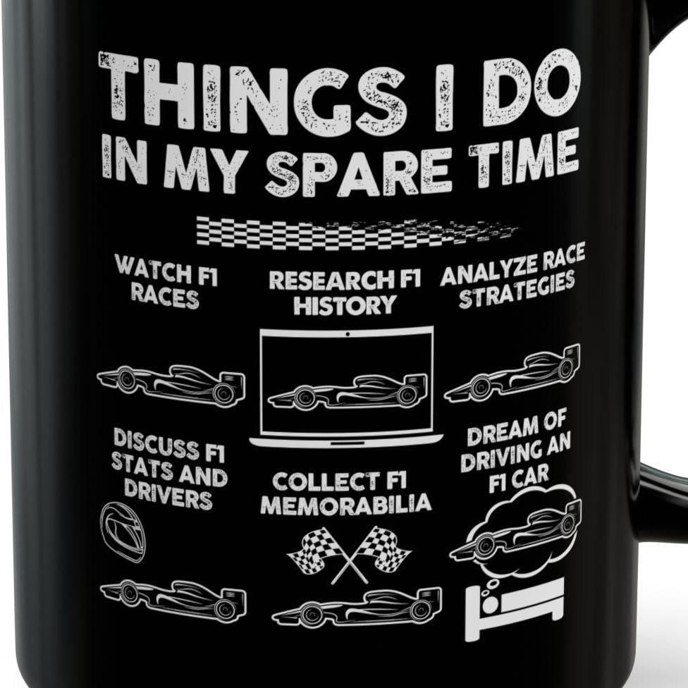 Things I Do In My Spare Time Mug - lifestyle photo
