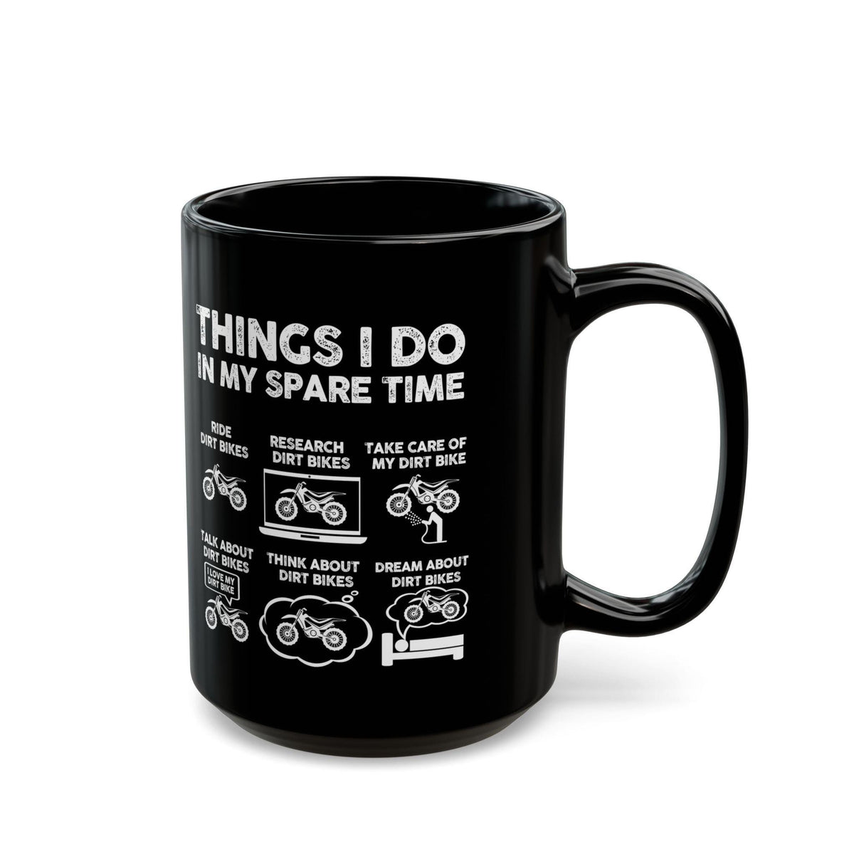 Things I Do in My Spare Time Dirt Bike Mug | Biker Gift