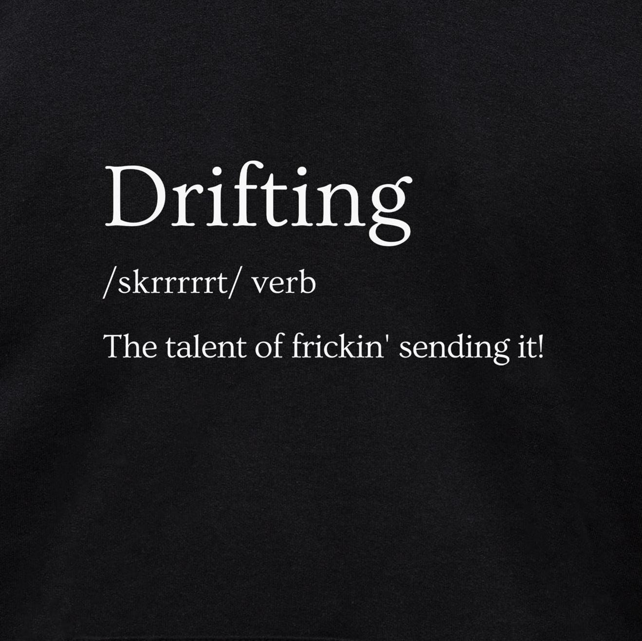 Drifting Definition hoodie - print close-up