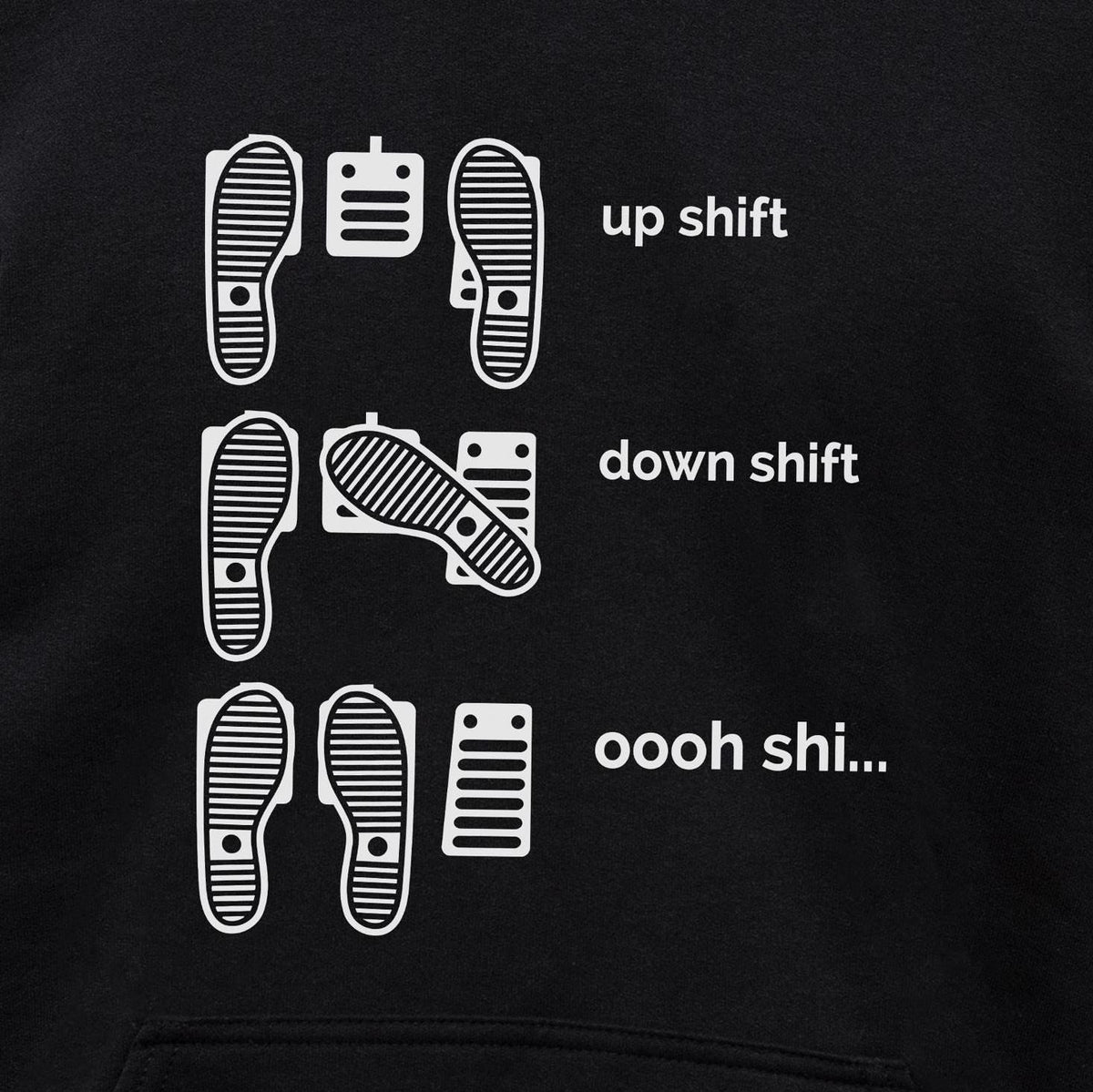Heel Toe Rev Match hoodie - print close-up