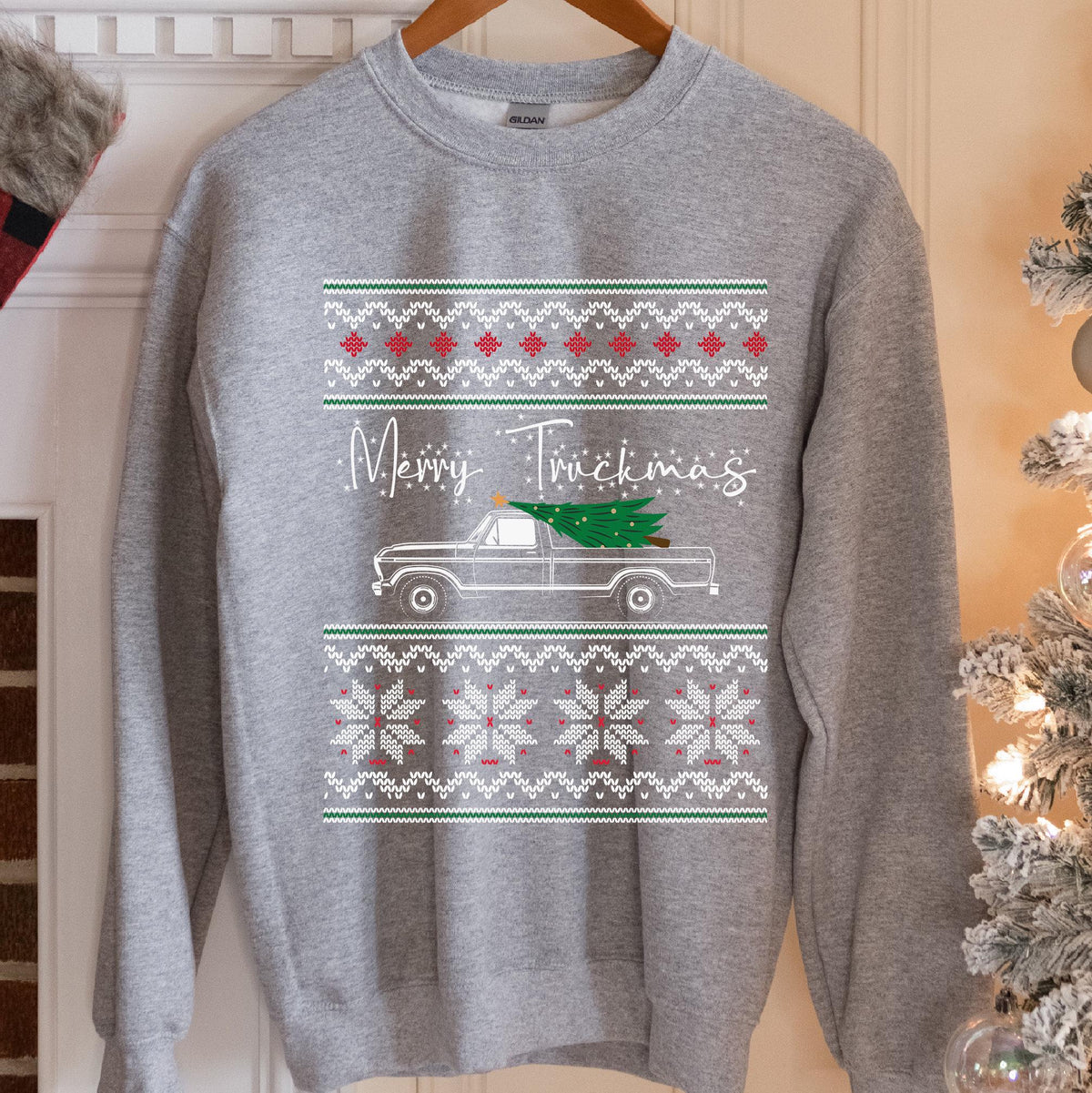 Merry Truckmas Sweatshirt, view 7