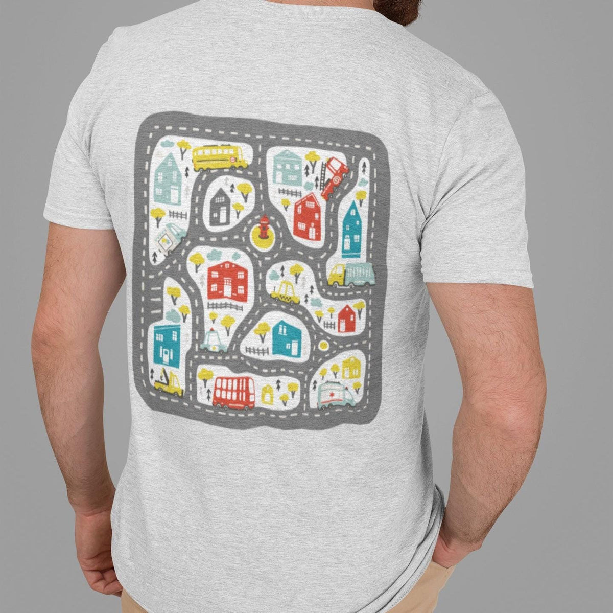 Play Cars on Dad's Back T-Shirt - lifestyle photo