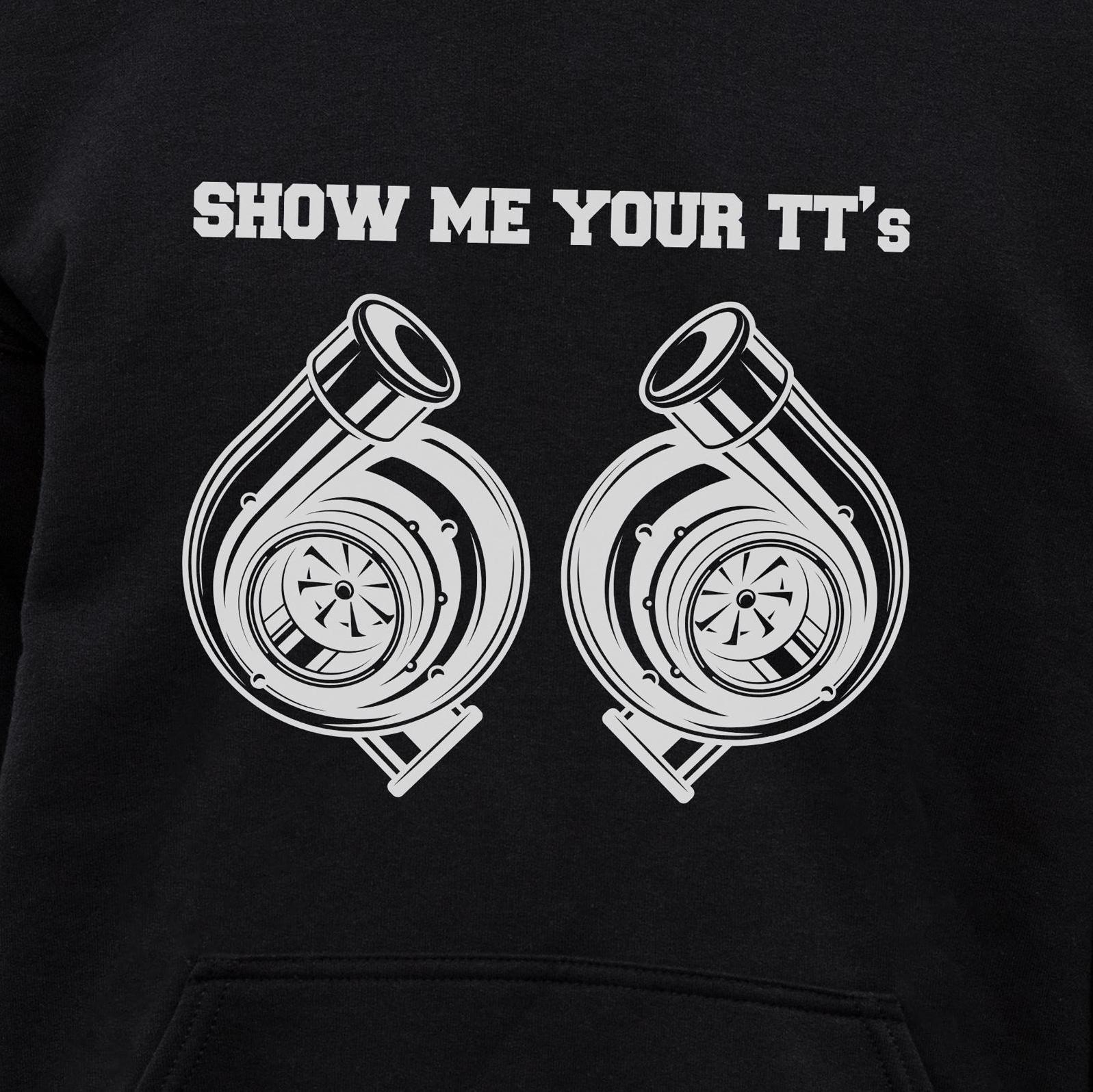 Show Me Your TT's Car hoodie - print close-up