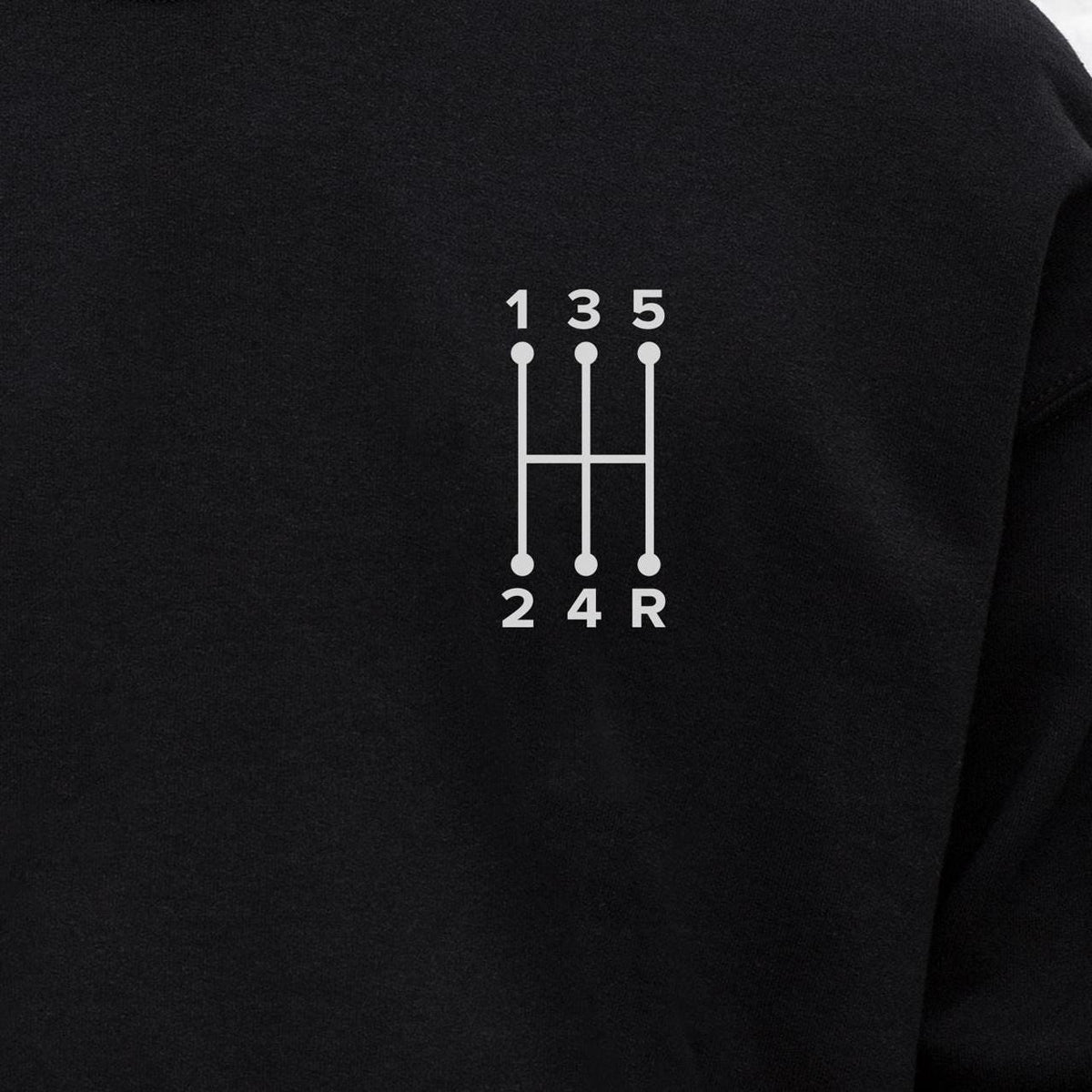 5 Speed Shift Pattern hoodie - print close-up