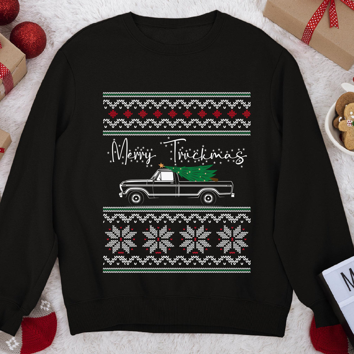 Merry Truckmas Sweatshirt, view 5