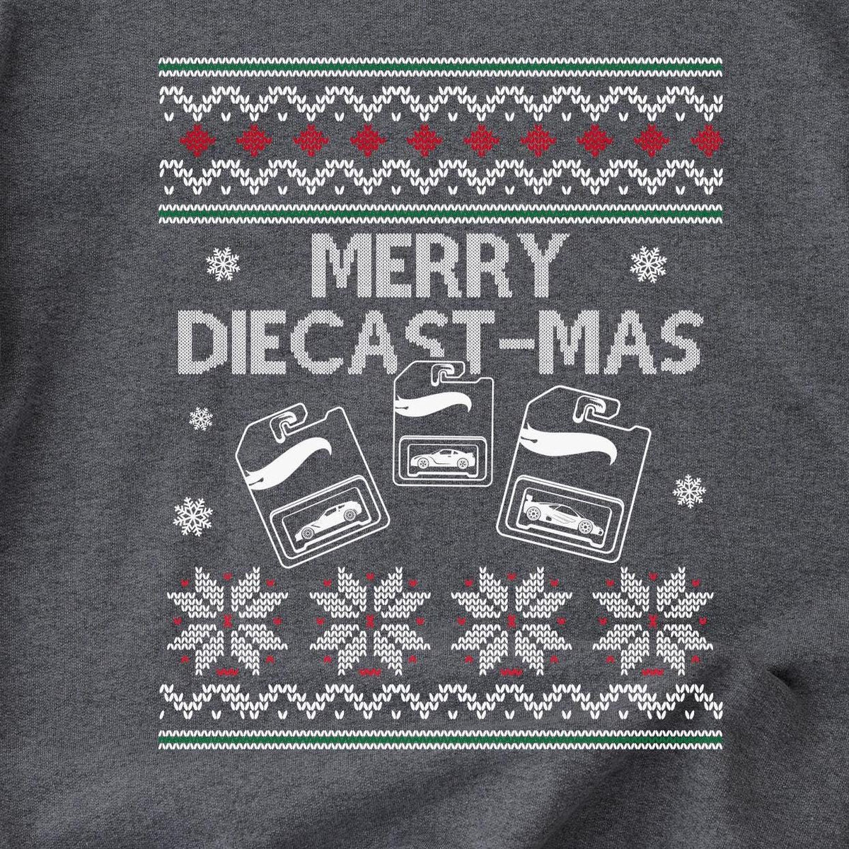 Merry Diecast-Mas Ugly Christmas Sweatshirt, view 2