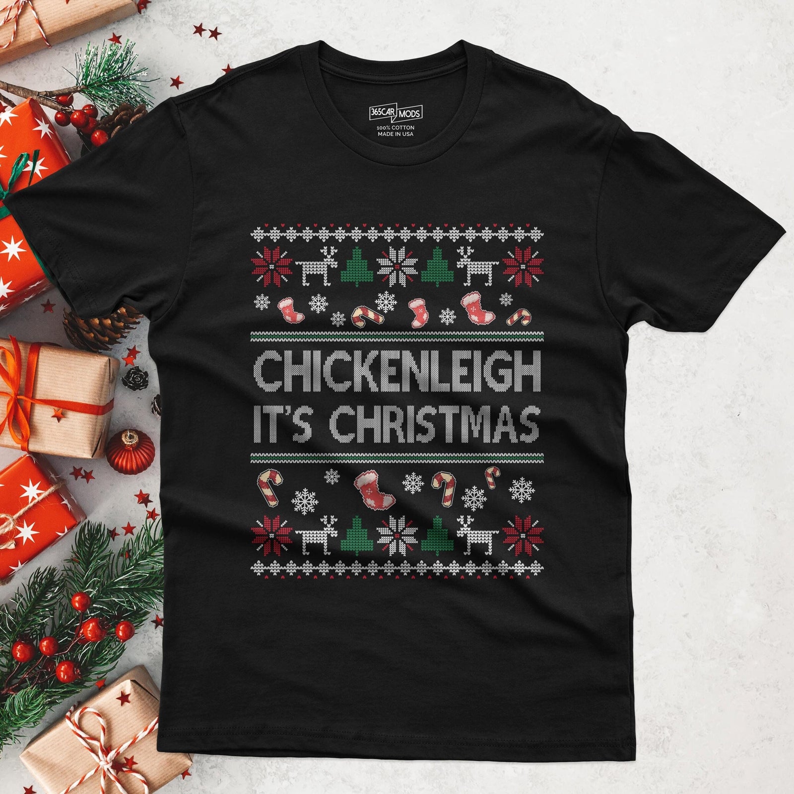 Chickenleigh It's Christmas T-Shirt - lifestyle photo