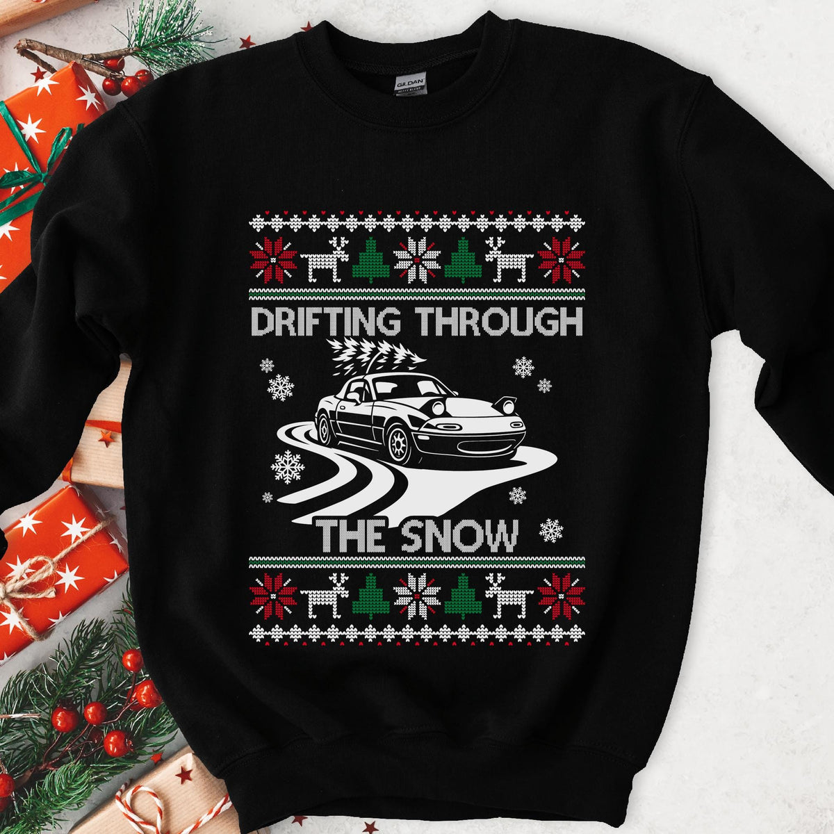 Drifting Through the Snow Sweatshirt, view 4