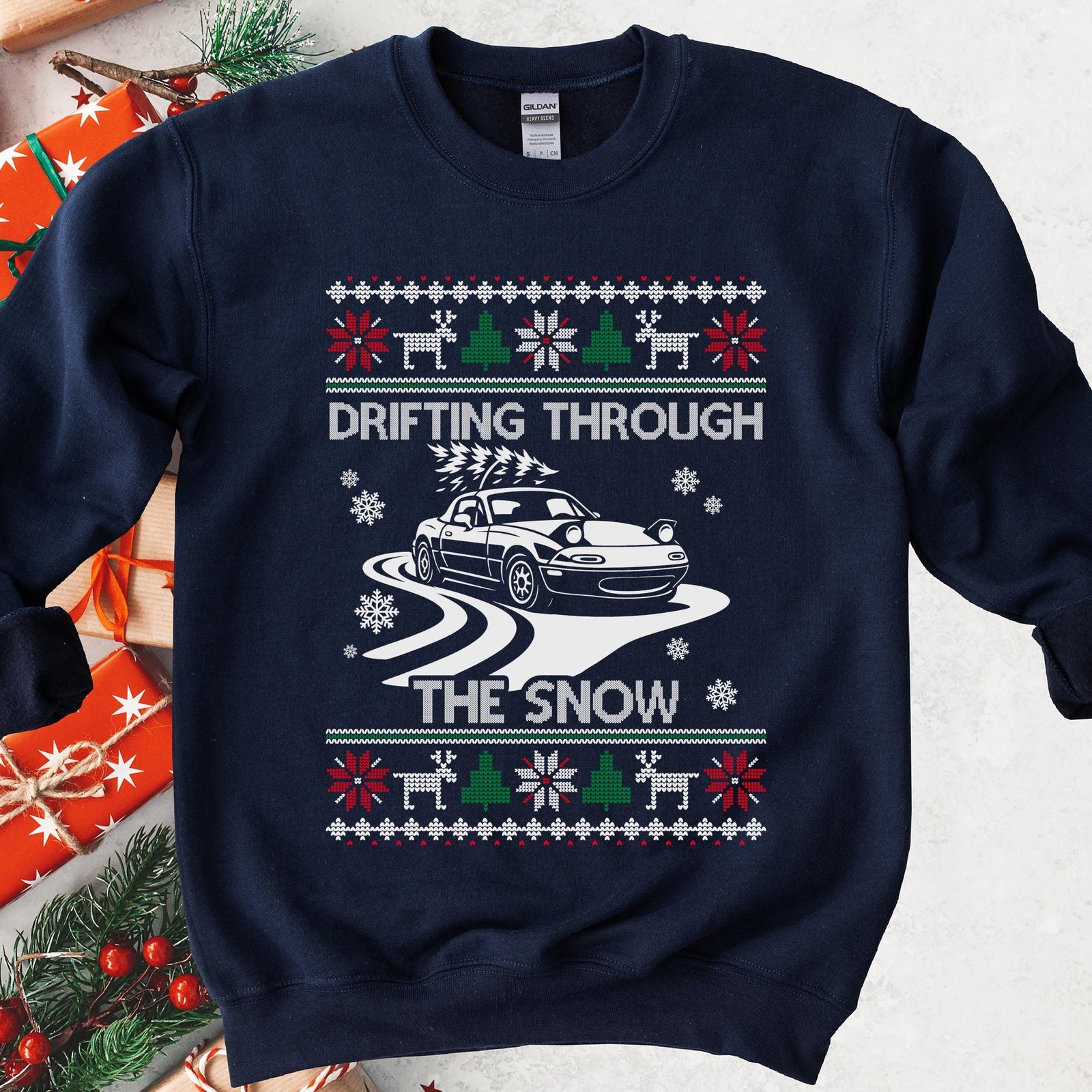 Drifting Through the Snow Sweatshirt, view 8