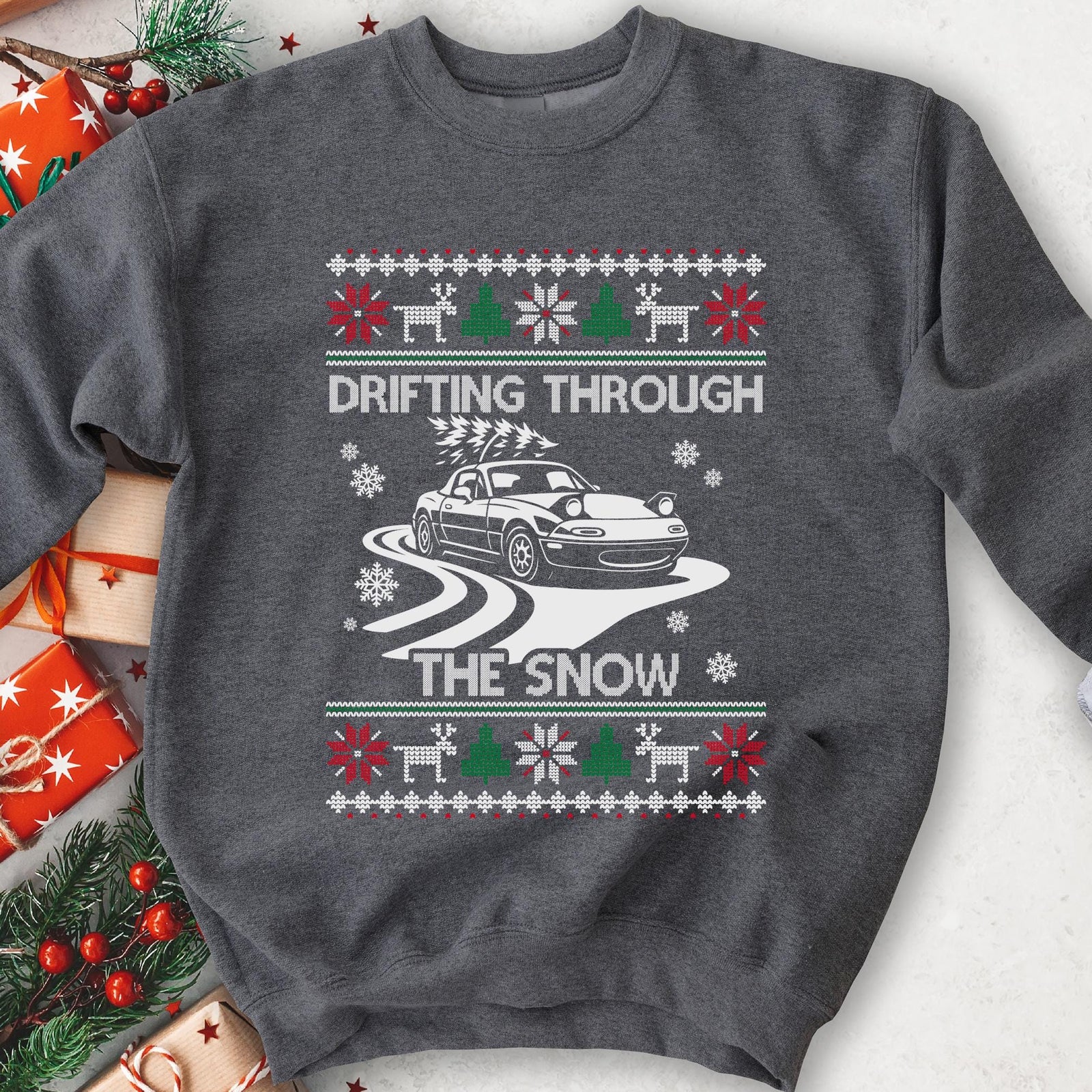 Drifting Through the Snow Sweatshirt, view 6