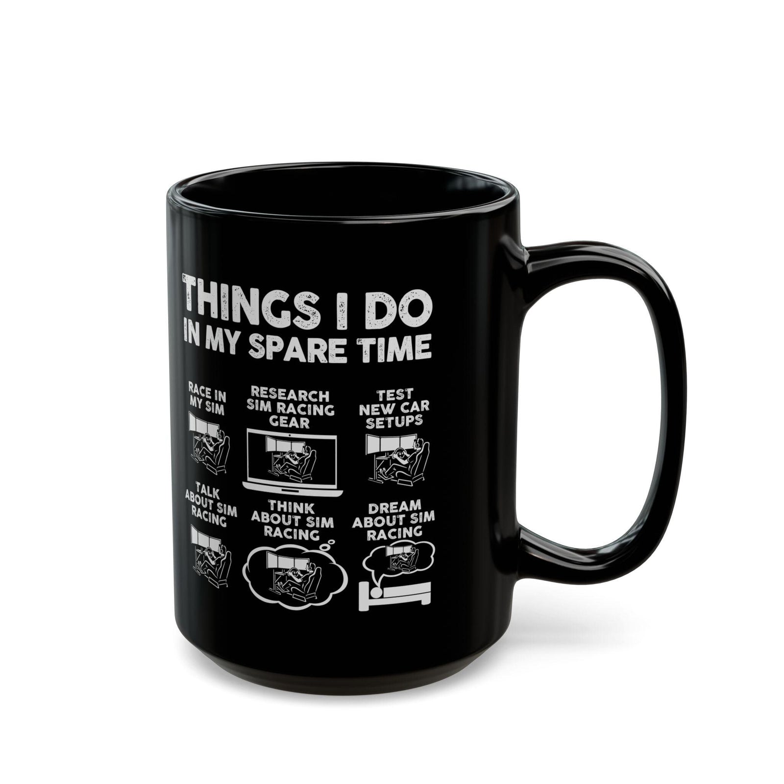 Things I Do In My Spare Time SIM Racing Mug | Sim Racer Gift