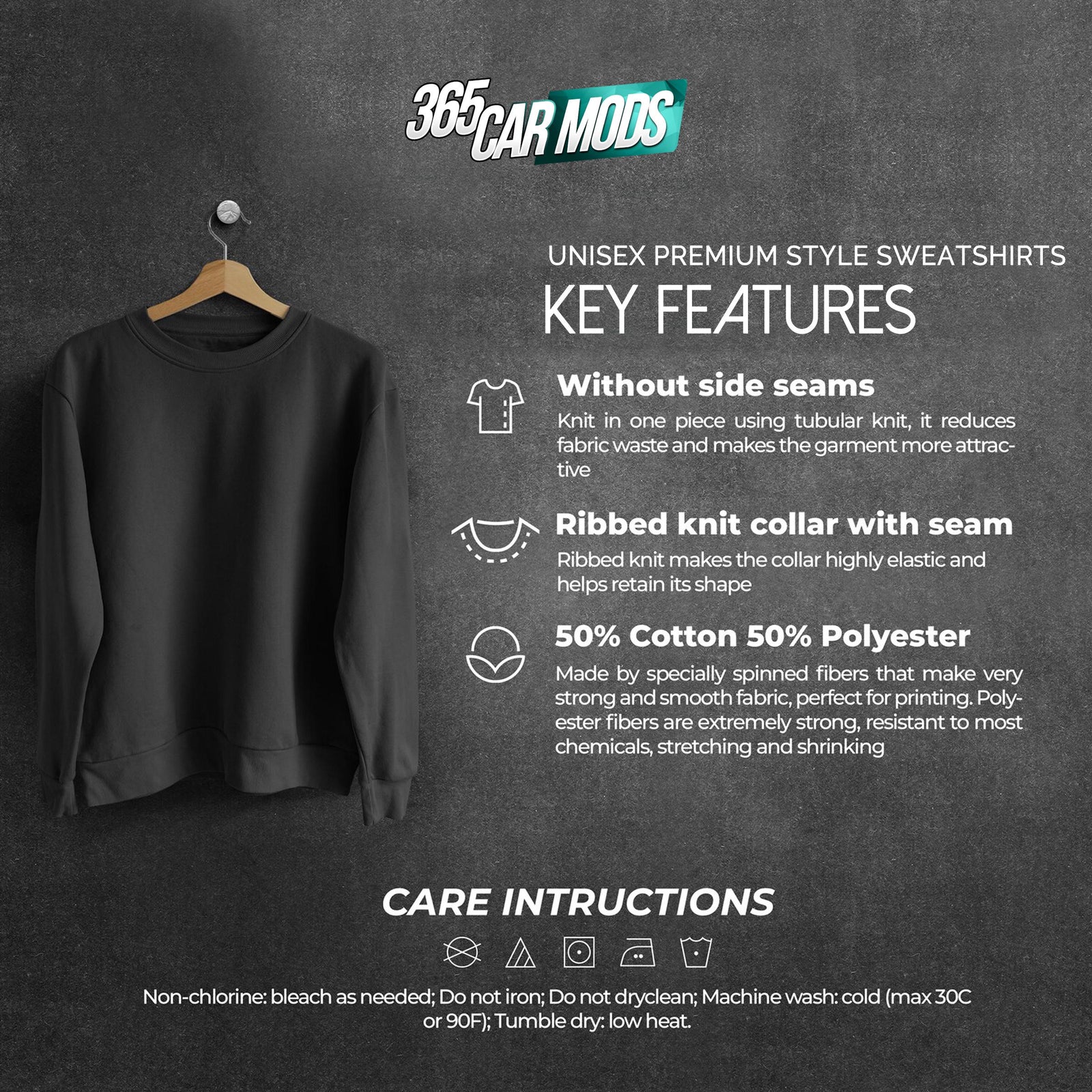 Gildan 18000 crewneck sweatshirt key features