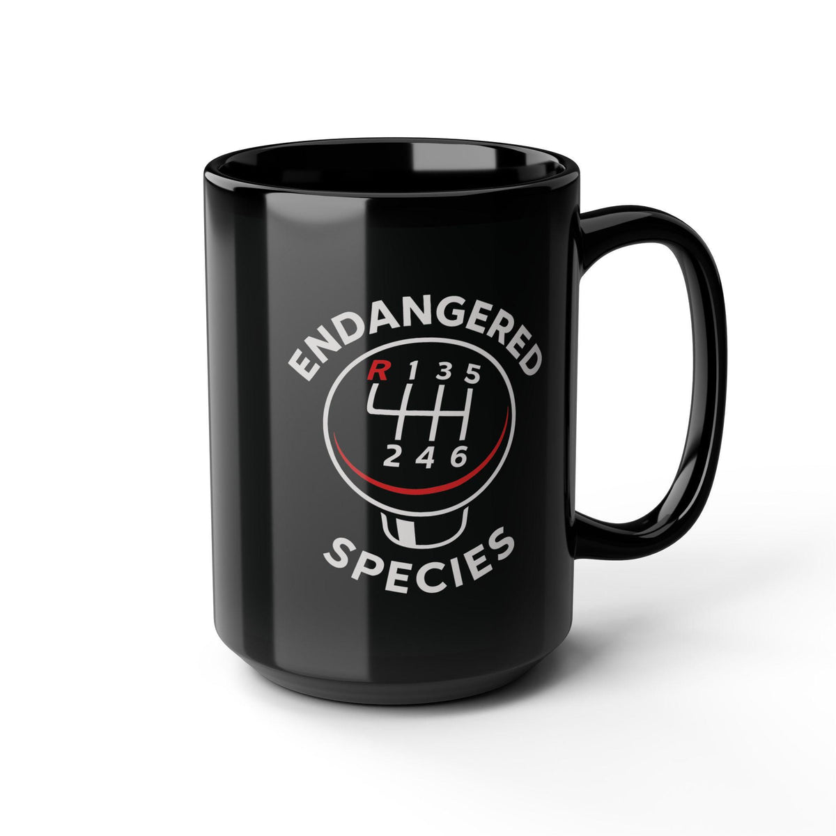 Endangered Species Stick Shift Mug | Manual Transmission Car Guy Gift