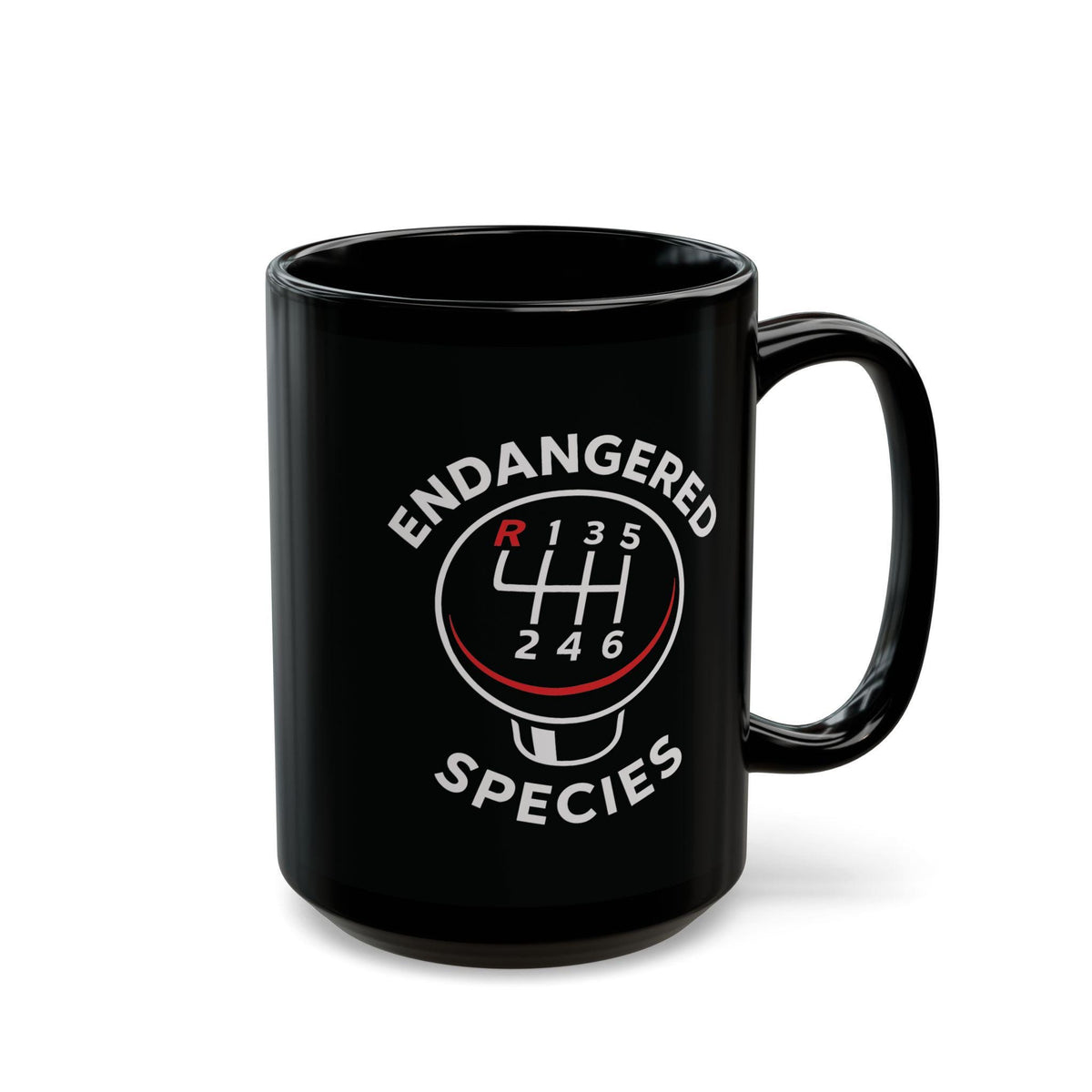Endangered Species Stick Shift Mug | Manual Transmission Car Guy Gift