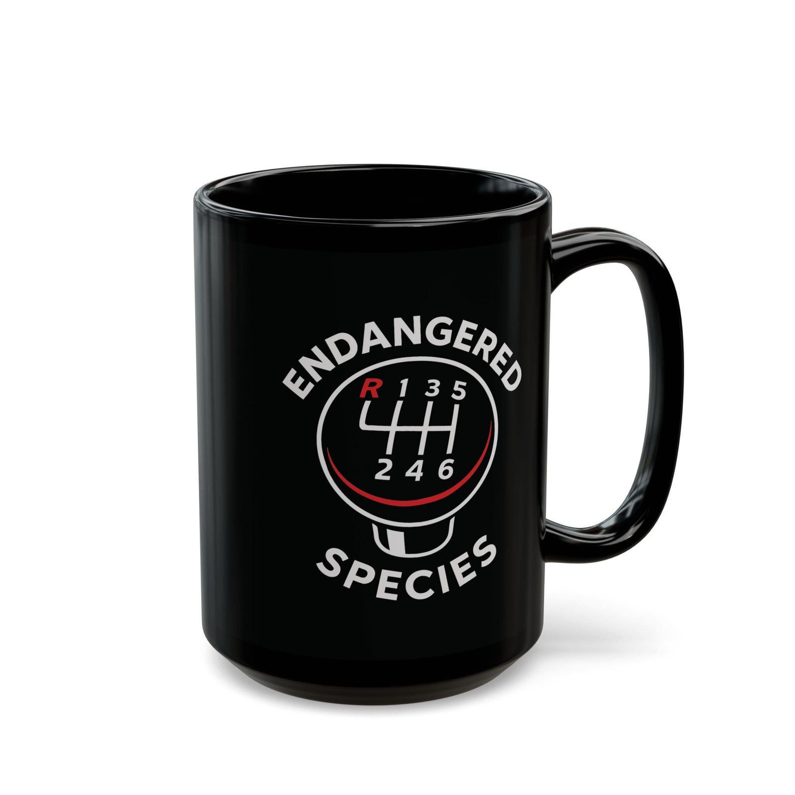 Endangered Species Stick Shift Mug | Manual Transmission Car Guy Gift
