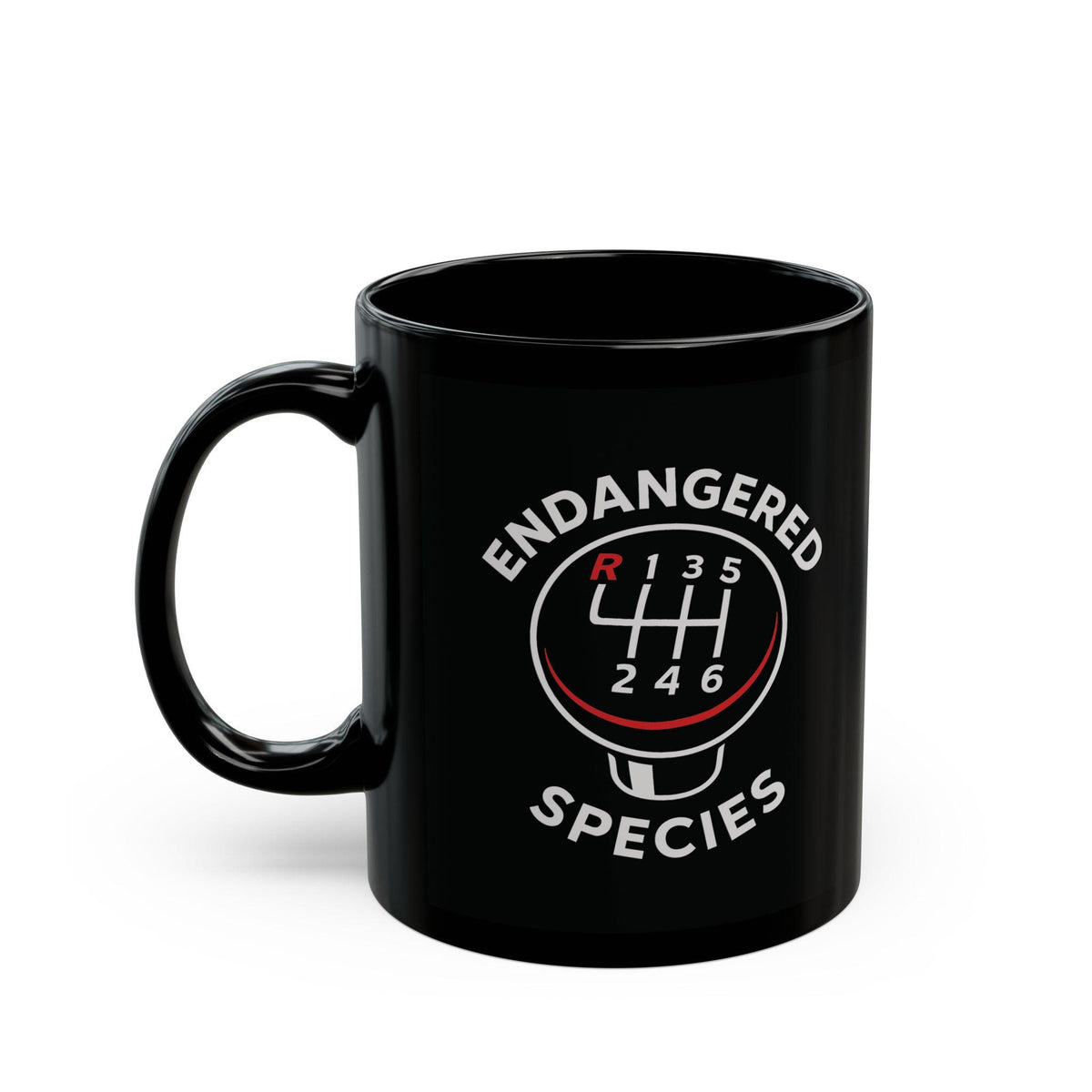 Endangered Species Stick Shift Mug | Manual Transmission Car Guy Gift