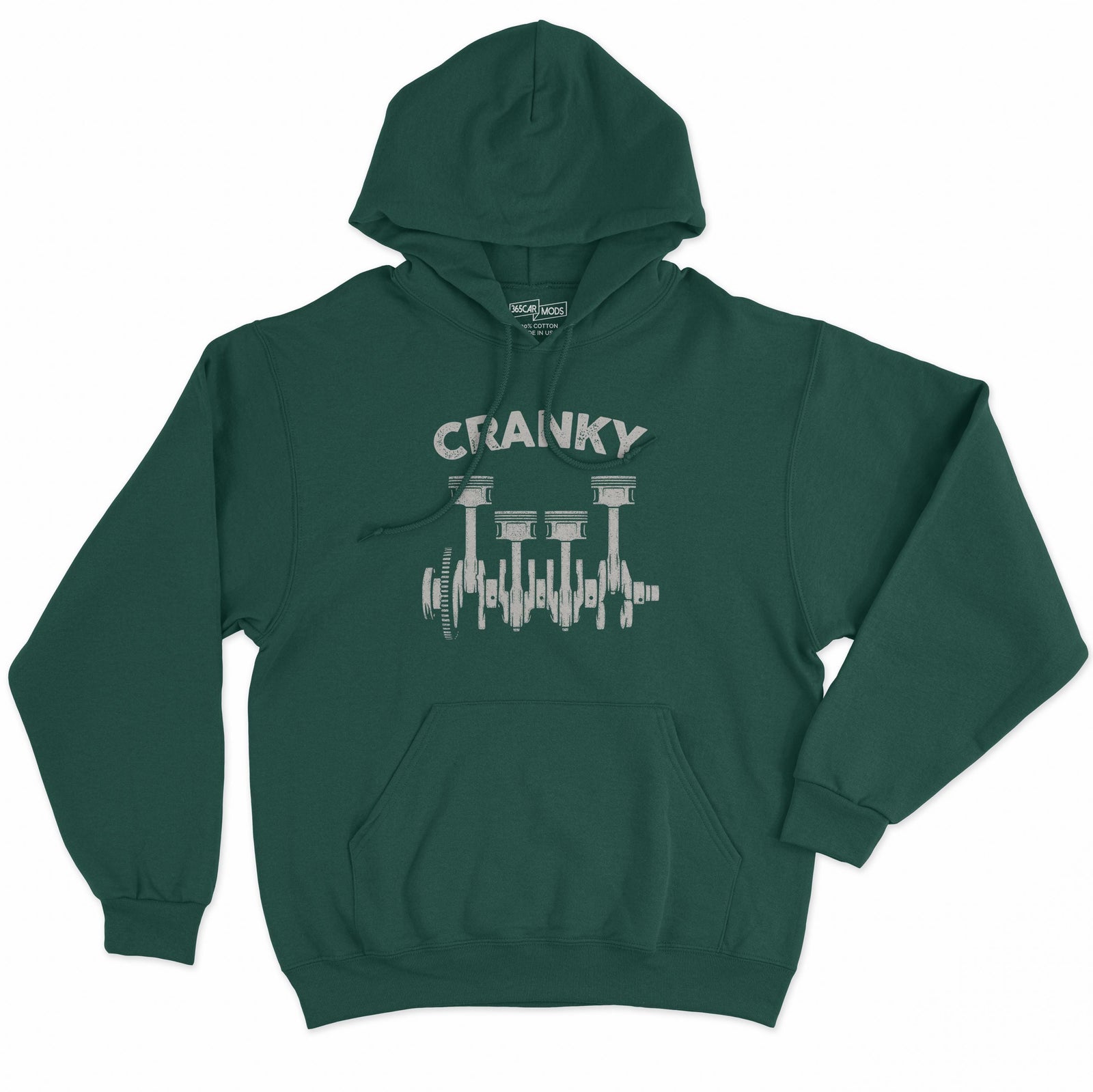 Cranky Mechanic Hoodie | Funny Car Guy Engine Humor