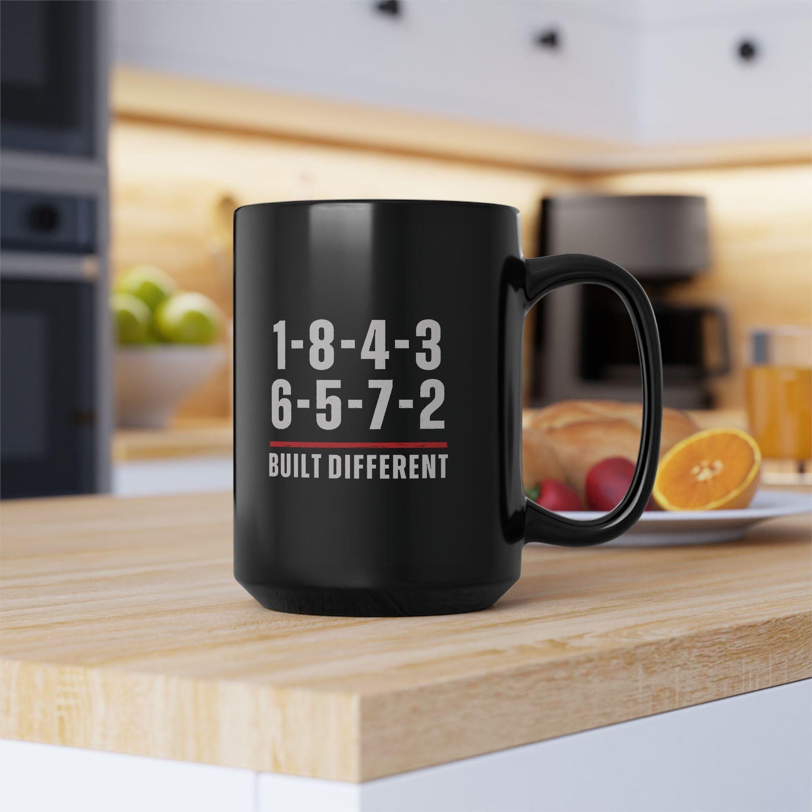 Built Different V8 Firing Order Mug | 1-8-4-3-6-5-7-2