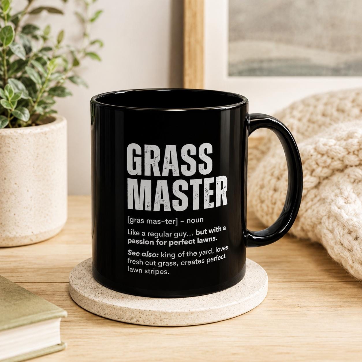 Grass Master Definition Mug