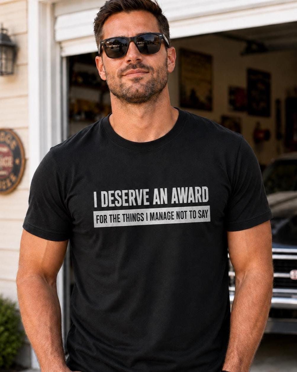 I Deserve an Award T-Shirt - lifestyle photo