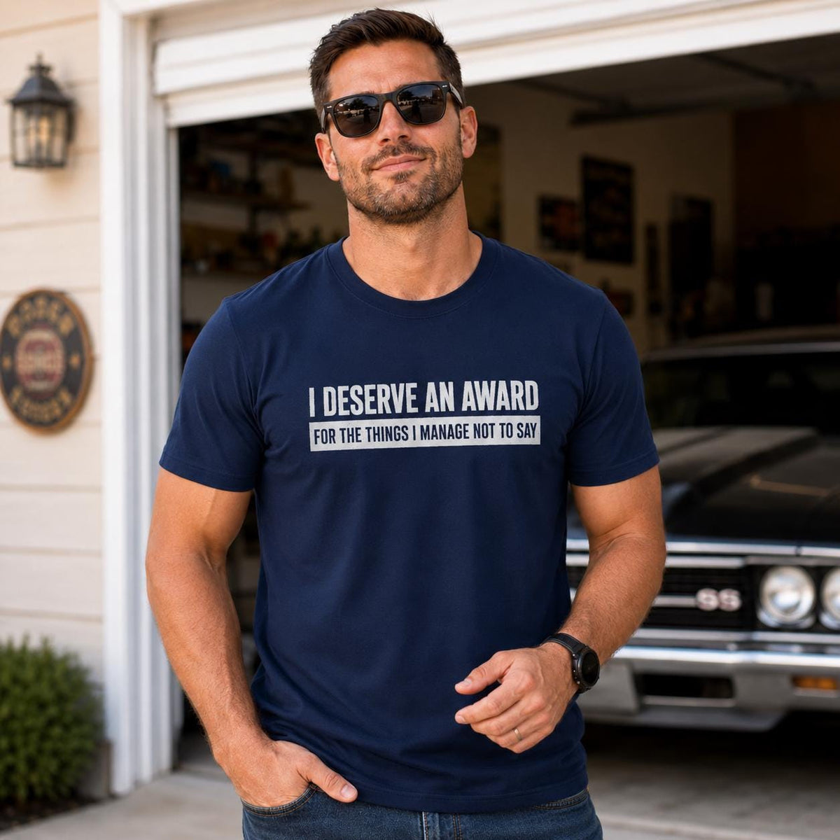 I Deserve an Award T-Shirt - lifestyle photo