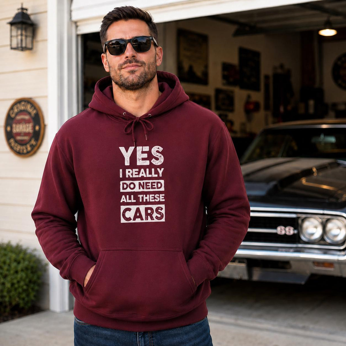 Yes I Really Do Need All These Cars Hoodie | Funny Car Guy Gift