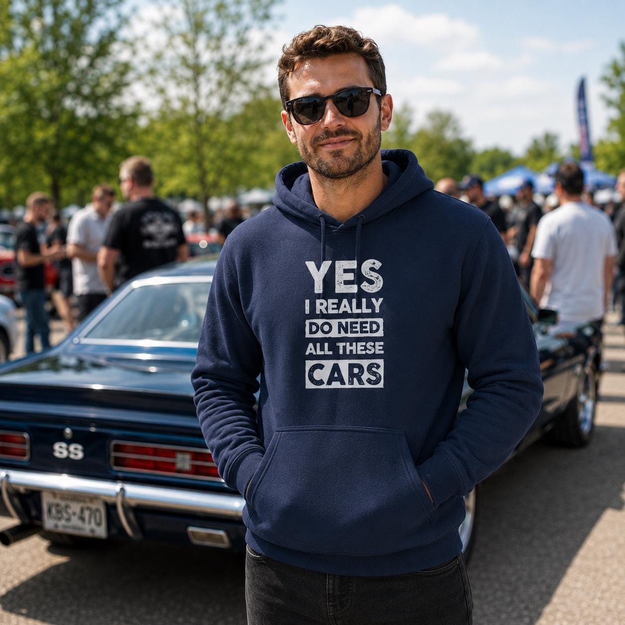Yes I Really Do Need All These Cars Hoodie | Funny Car Guy Gift