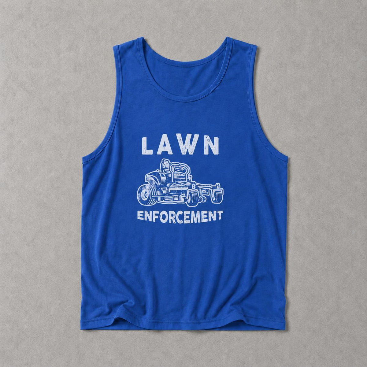 Lawn Enforcement Officer Tank Top | Funny Mowing Gift