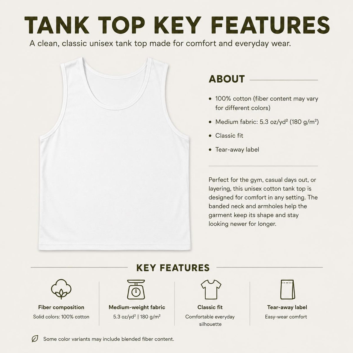 Things I Do In My Spare Time Gym Tank | Funny Weightlifter Gift