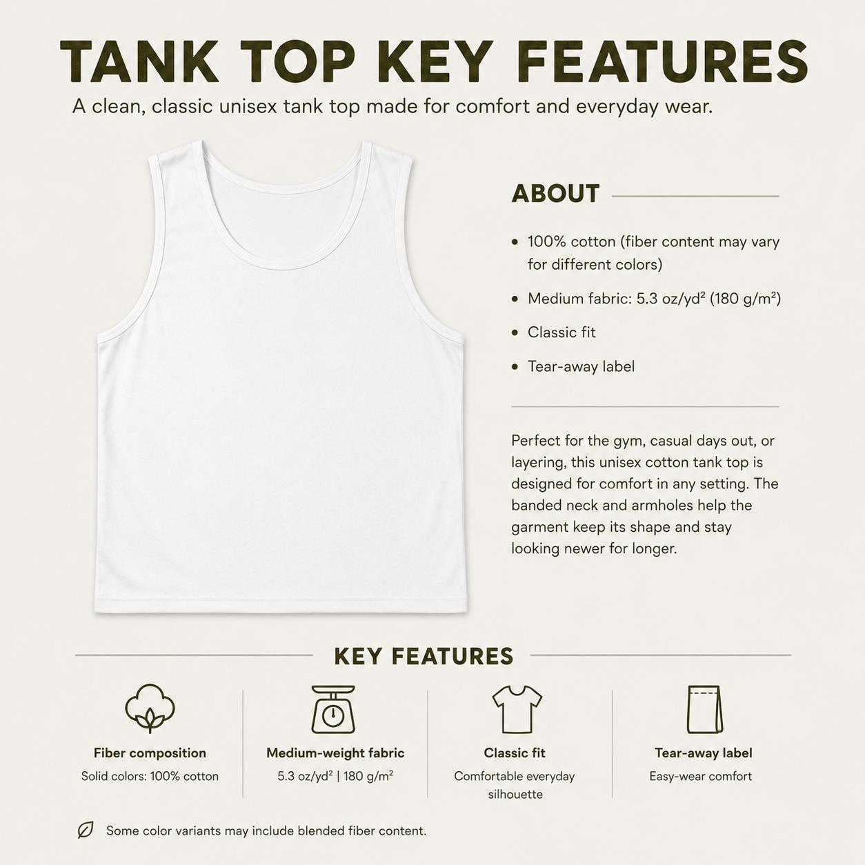 Things I Do In My Spare Time Gym Tank | Funny Weightlifter Gift
