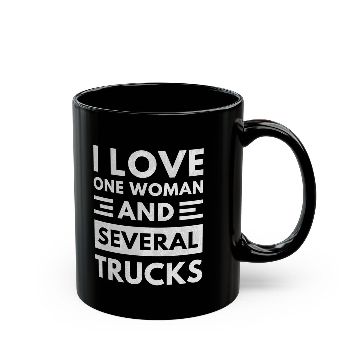 I Love One Woman and Several Trucks Mug | Funny Trucker Gift