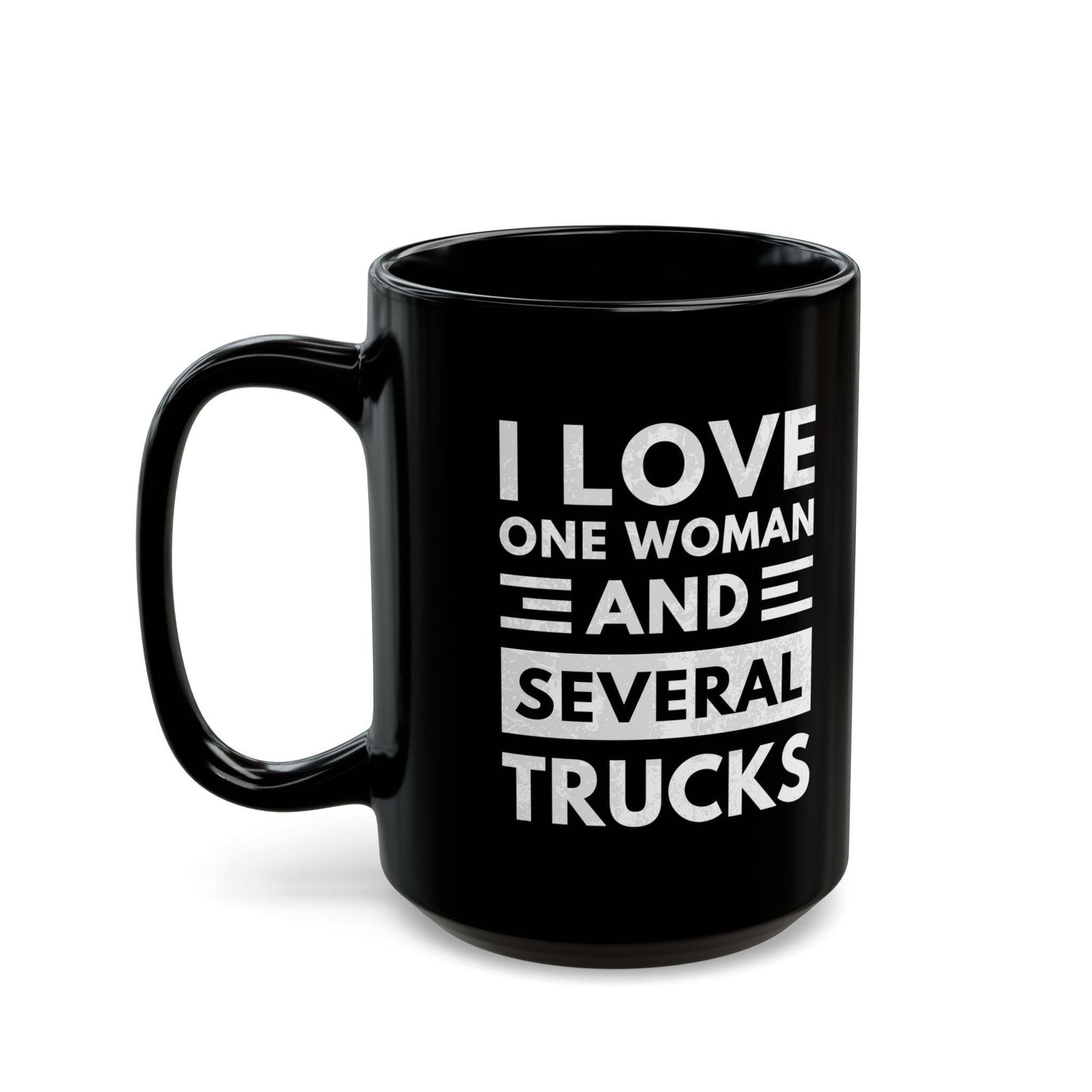 I Love One Woman and Several Trucks Mug | Funny Trucker Gift