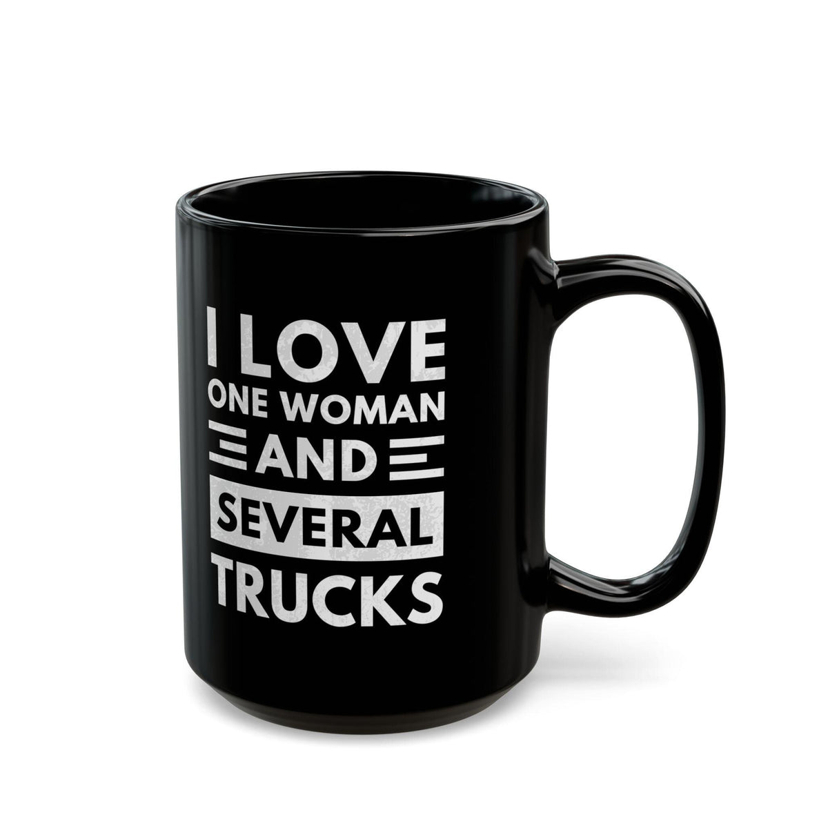 I Love One Woman and Several Trucks Mug | Funny Trucker Gift